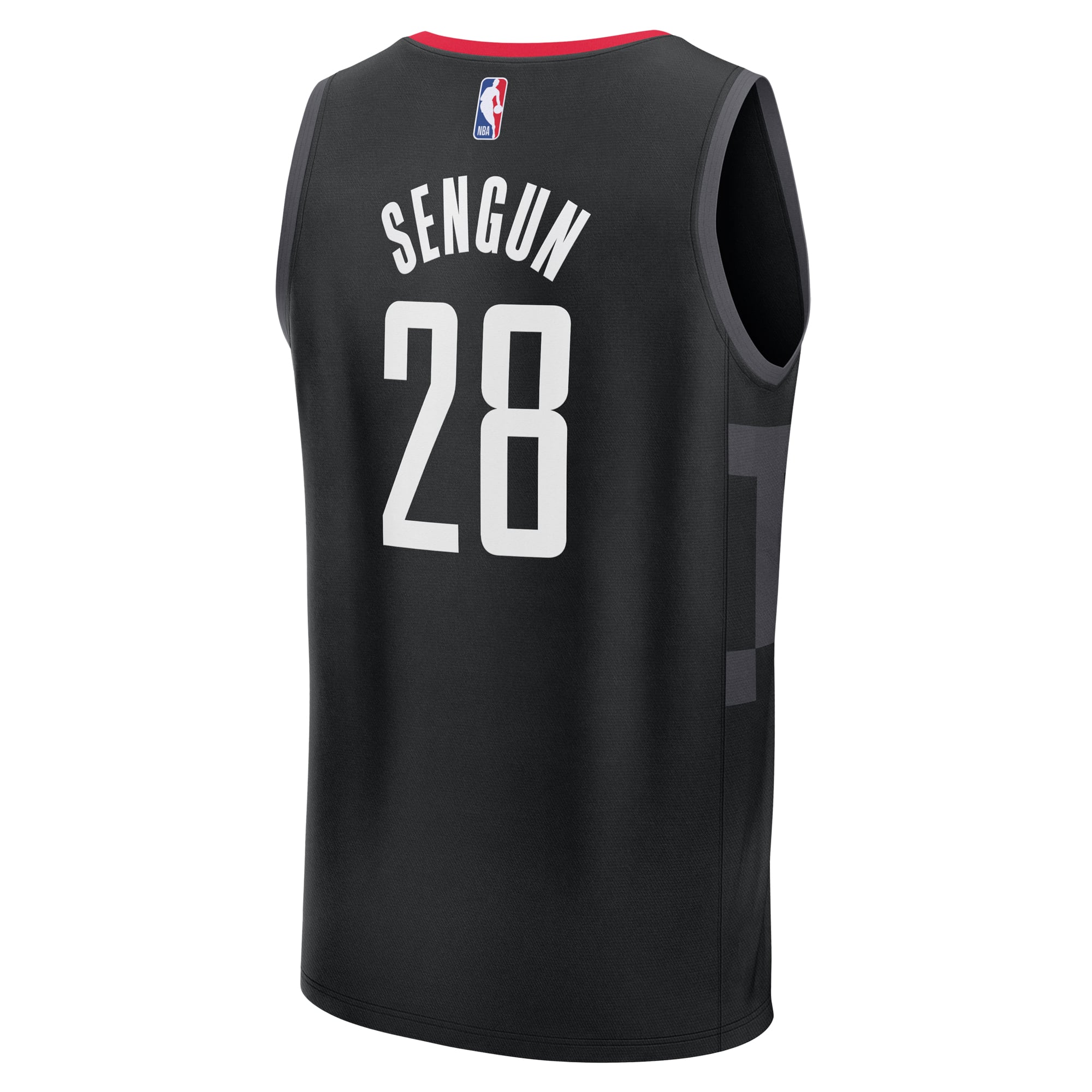 Alperen Sengun Houston Rockets Fast Break Player Jersey - Statement Edition - Black - Image 4