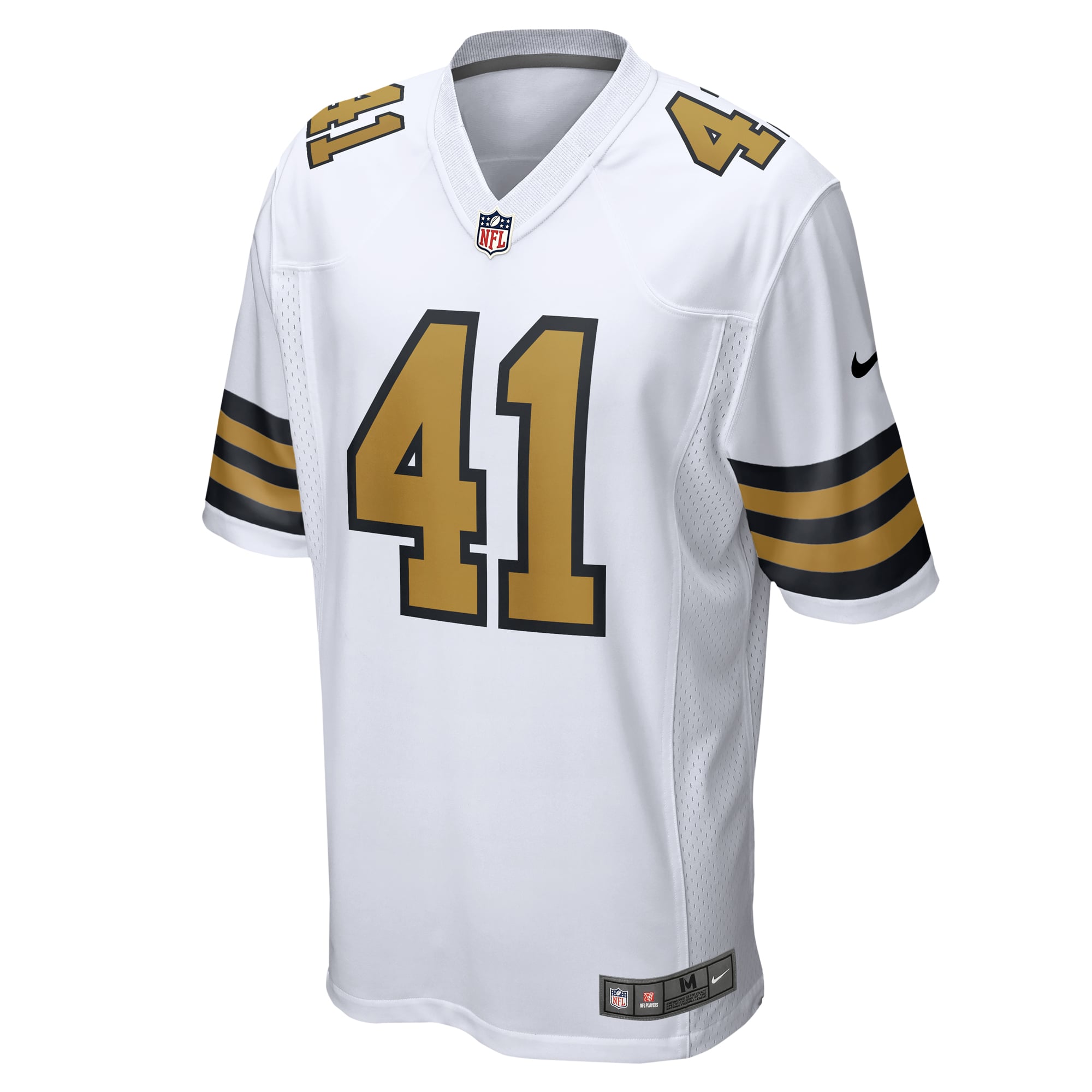 Alvin Kamara New Orleans Saints Alternate Game Jersey - White - White - Image 3
