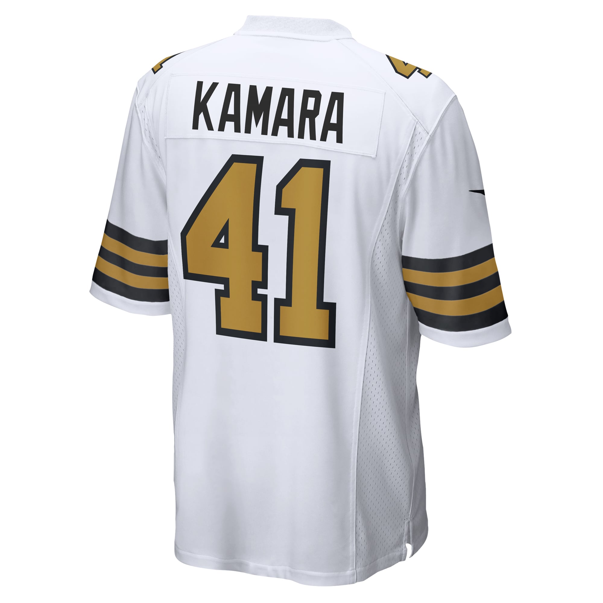 Alvin Kamara New Orleans Saints Game Jersey - White - Image 4