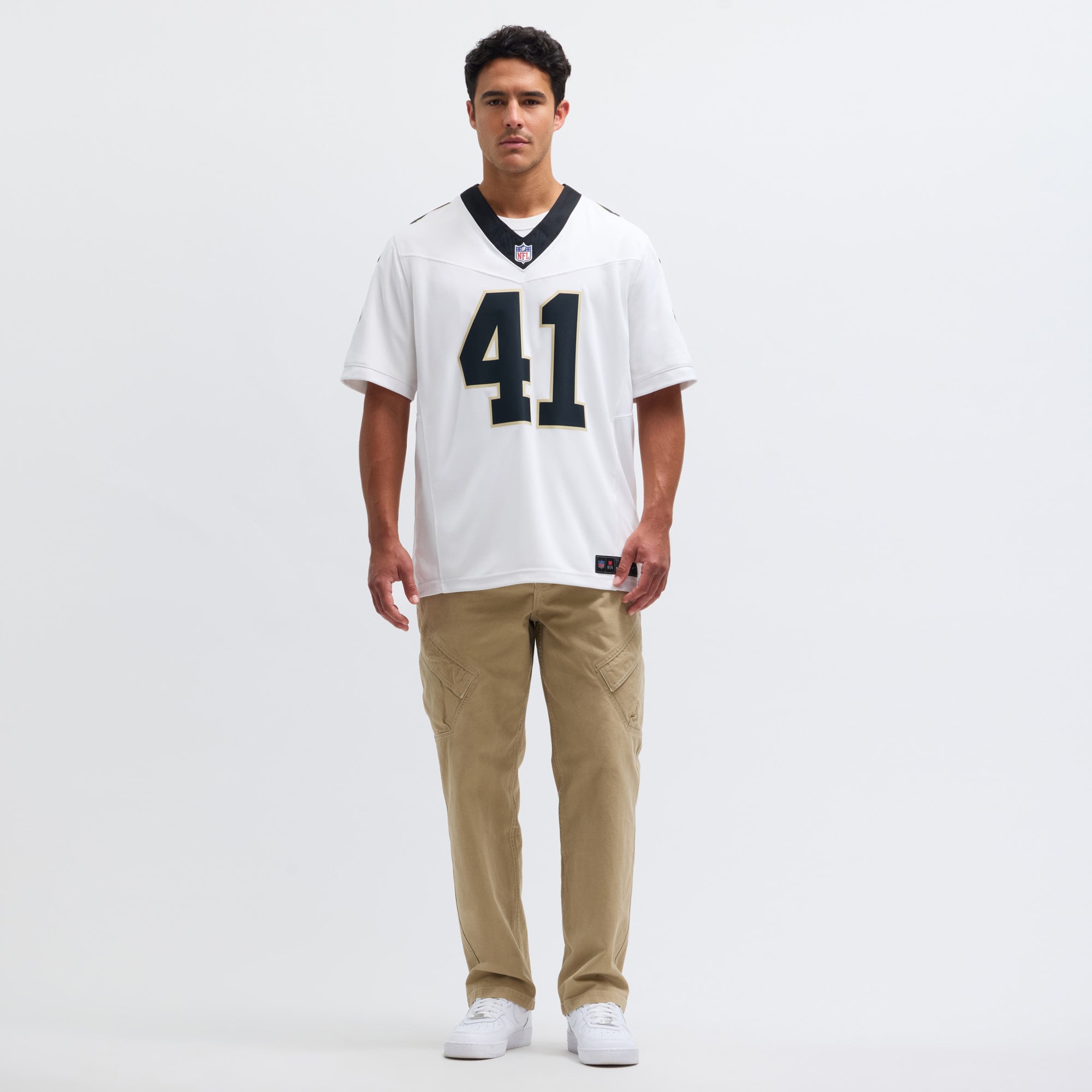 Alvin Kamara New Orleans Saints Vapor F.U.S.E. Limited Jersey - White - Image 7