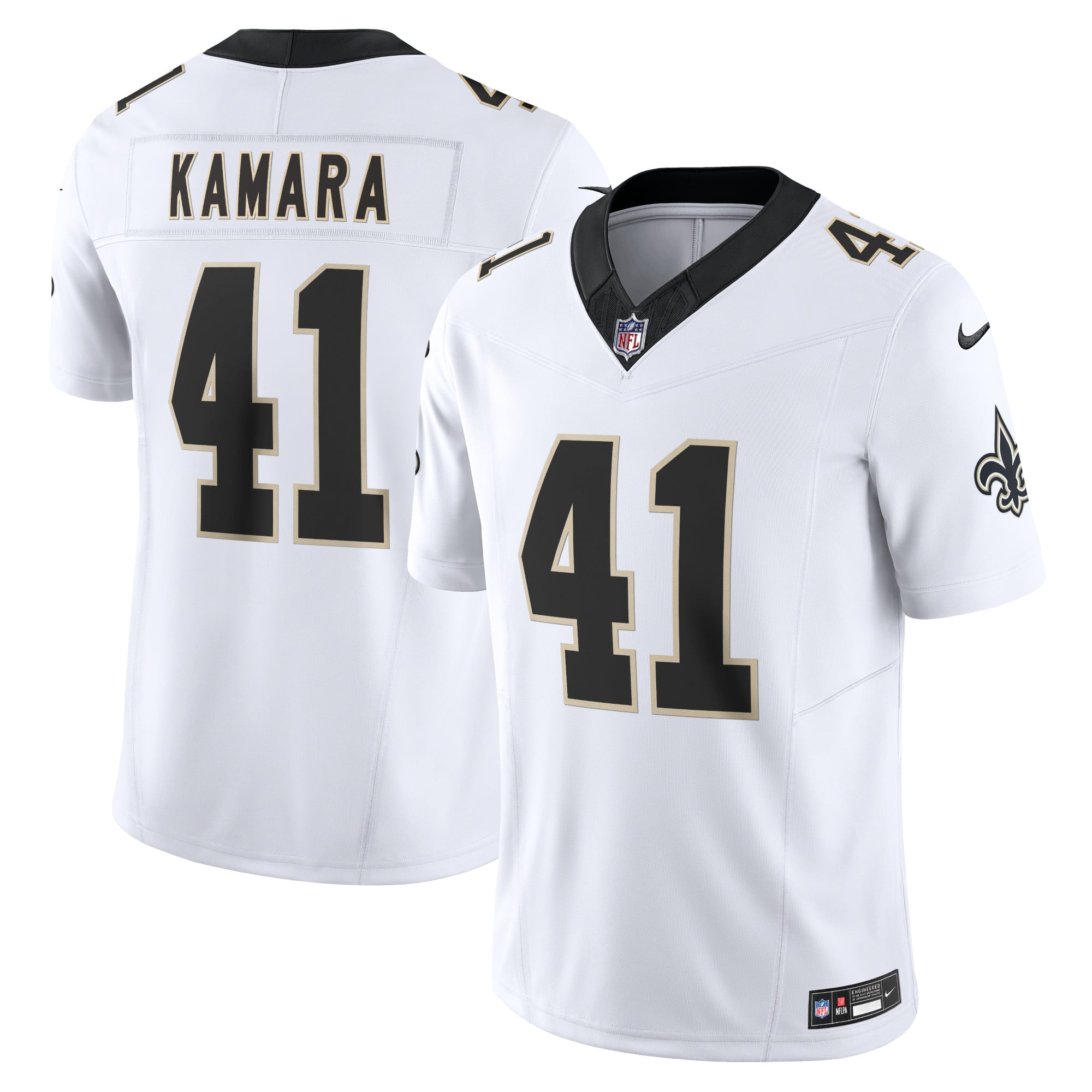 Alvin Kamara New Orleans Saints Vapor F.U.S.E. Limited Jersey - White - Image 2