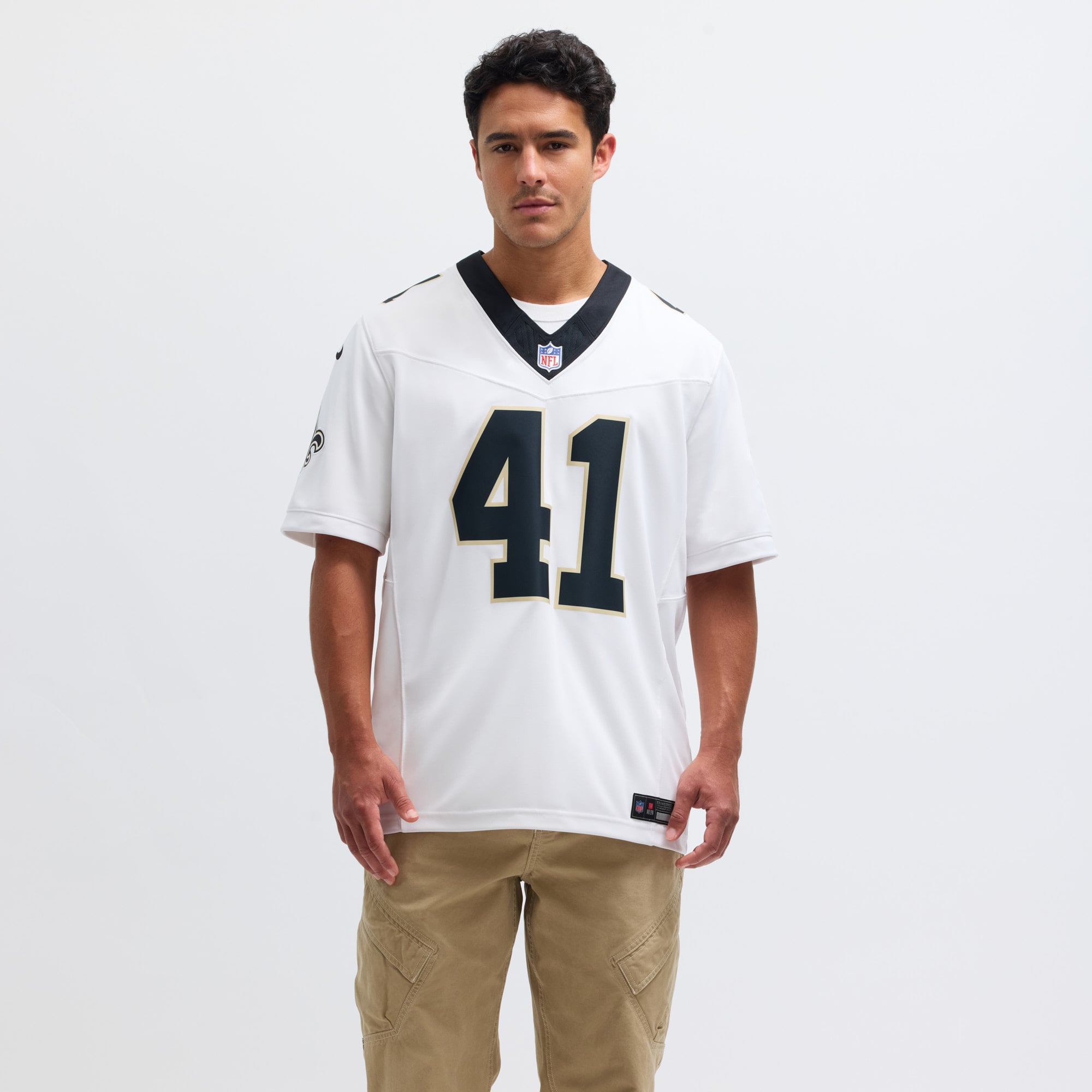 Alvin Kamara New Orleans Saints Vapor F.U.S.E. Limited Jersey - White - Image 5