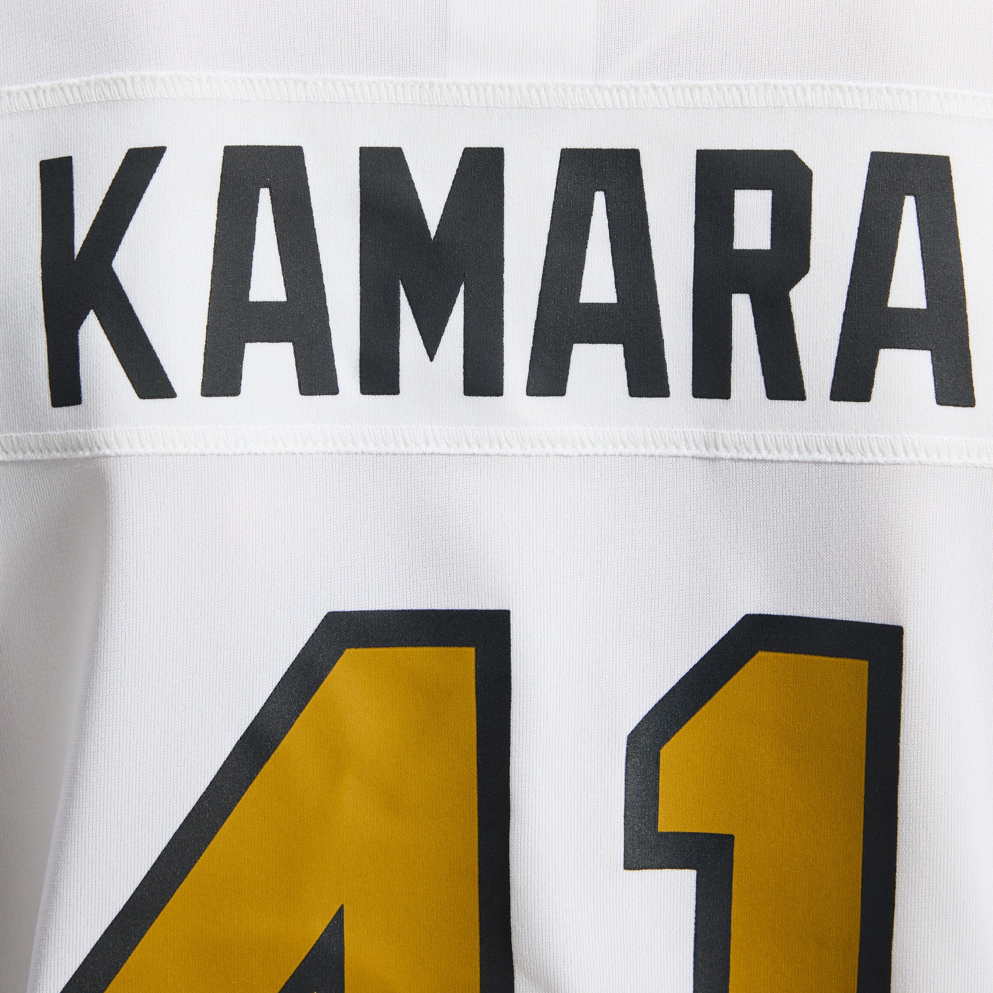 Alvin Kamara New Orleans Saints Women's Alternate Game Player Jersey - White - Image 12