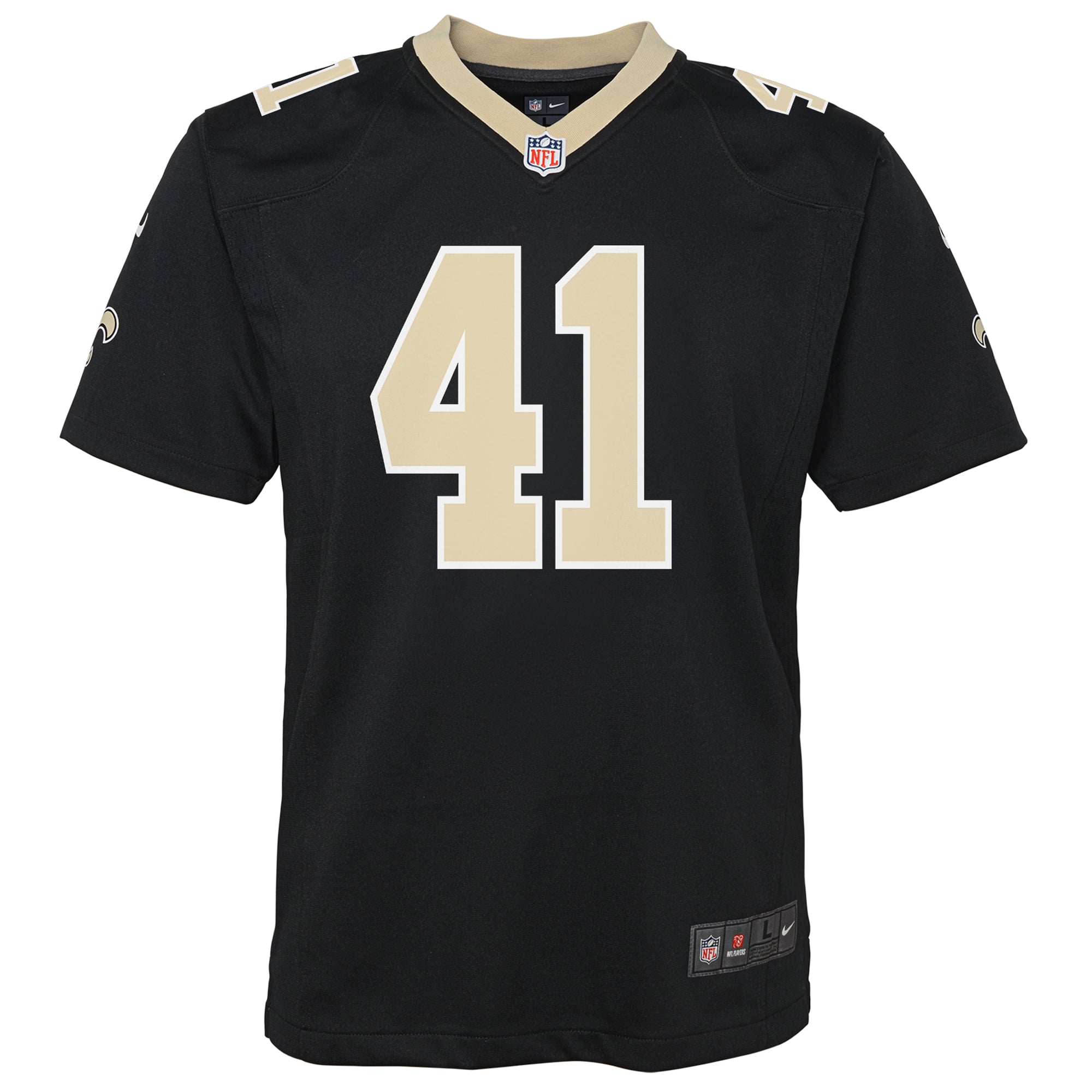 Alvin Kamara New Orleans Saints Youth Game Jersey - Black - Image 3
