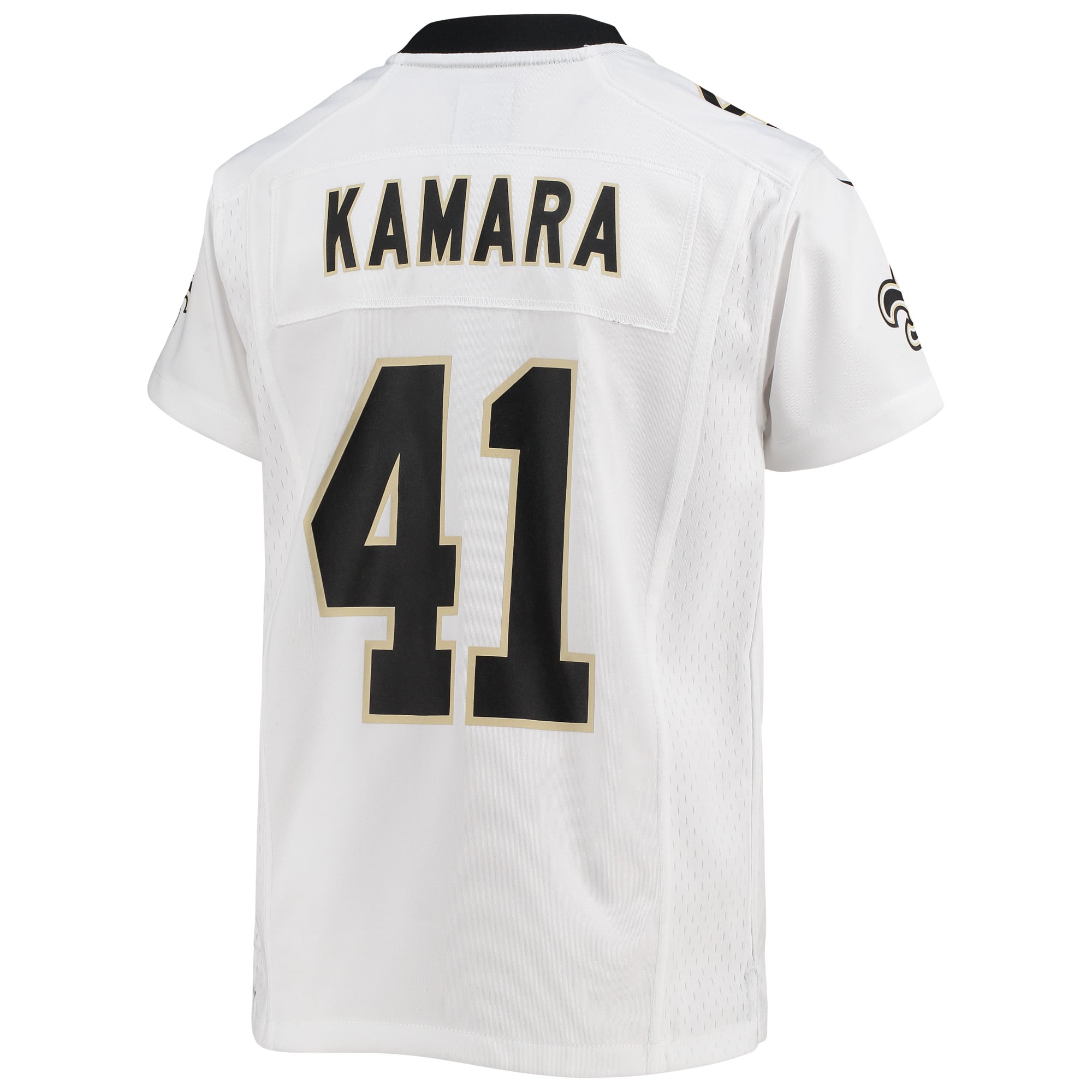 Alvin Kamara New Orleans Saints Youth Game Jersey - White - Image 4