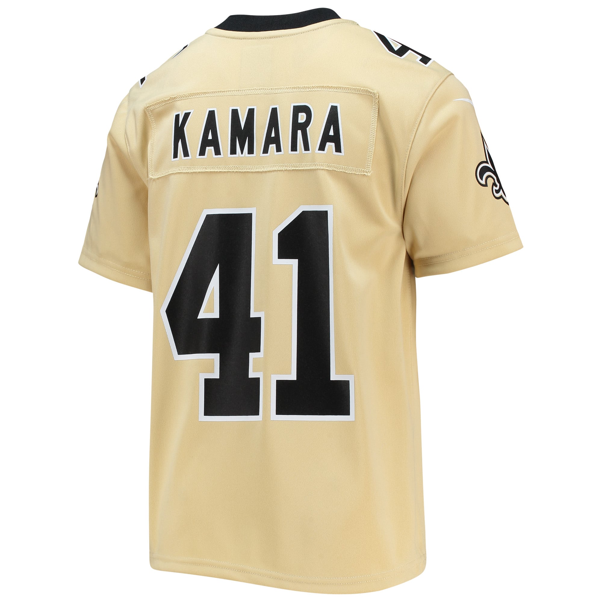 Alvin Kamara New Orleans Saints Youth Inverted Team Game Jersey - Gold - Image 4