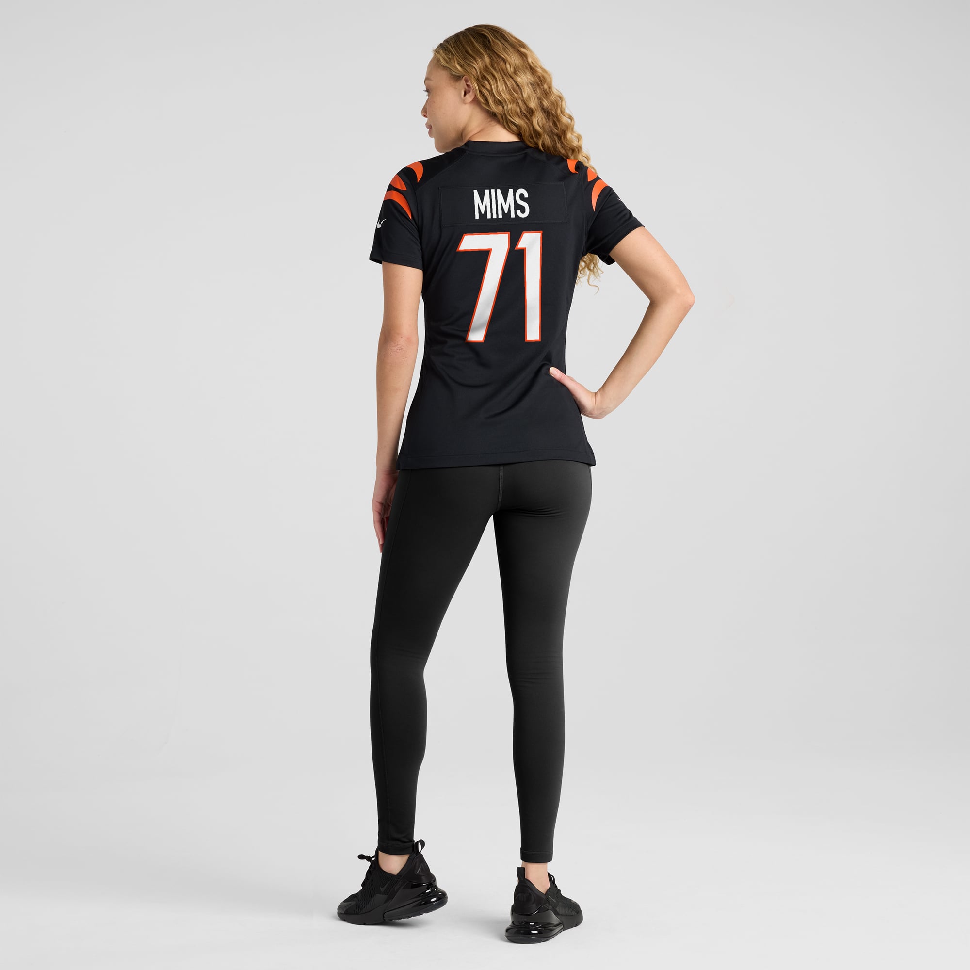 Amarius Mims Cincinnati Bengals Women's Game Jersey - Black - Image 6