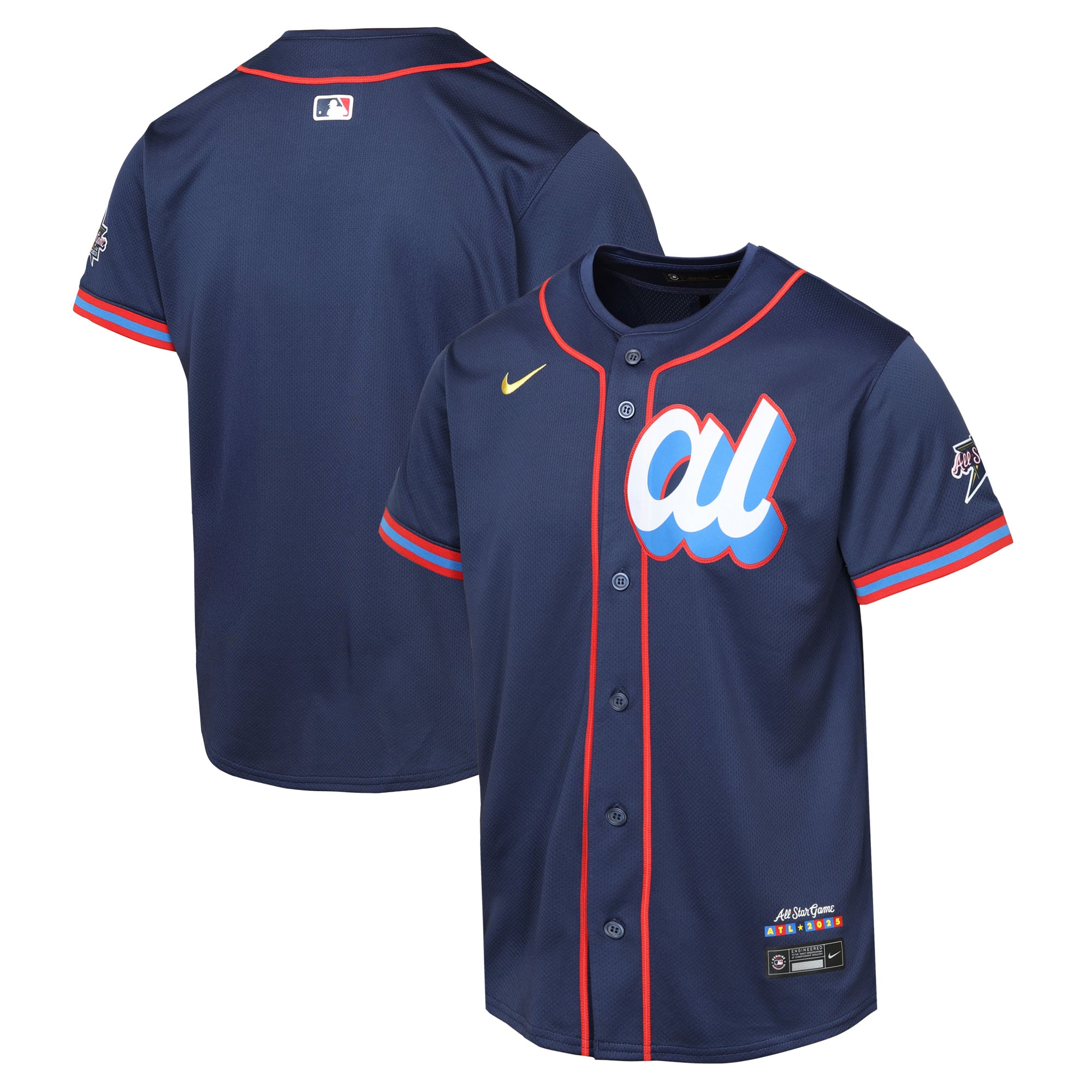 American League Youth 2025 All-Star Edition Limited Jersey - Navy - Image 2