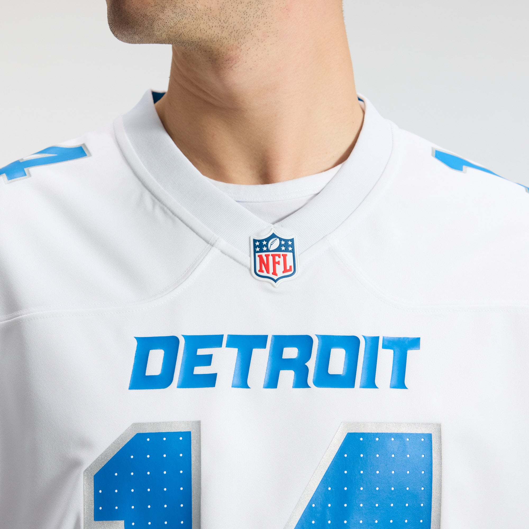 Amon-Ra St. Brown Detroit Lions 2nd Alternate Game Jersey - White - Image 11