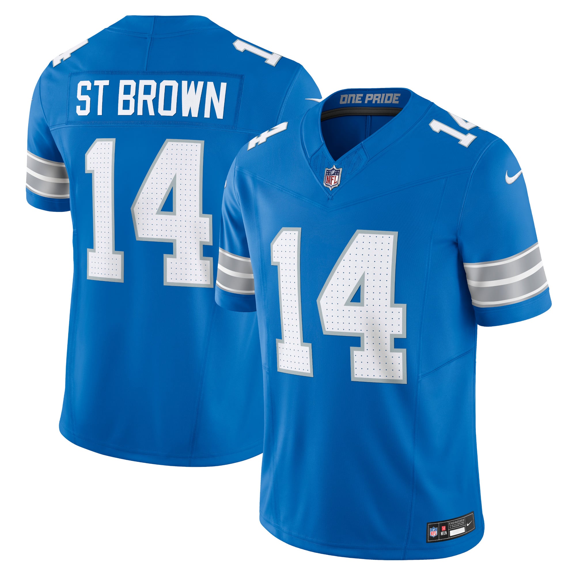 Amon-Ra St. Brown Detroit Lions 2nd Alternate Vapor F.U.S.E. Limited Jersey - Blue