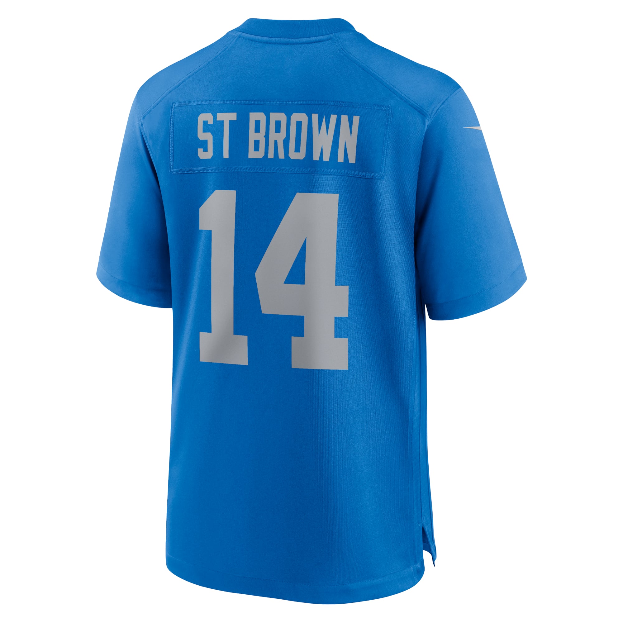 Amon-Ra St. Brown Detroit Lions Alternate Game Jersey - Blue - Image 4