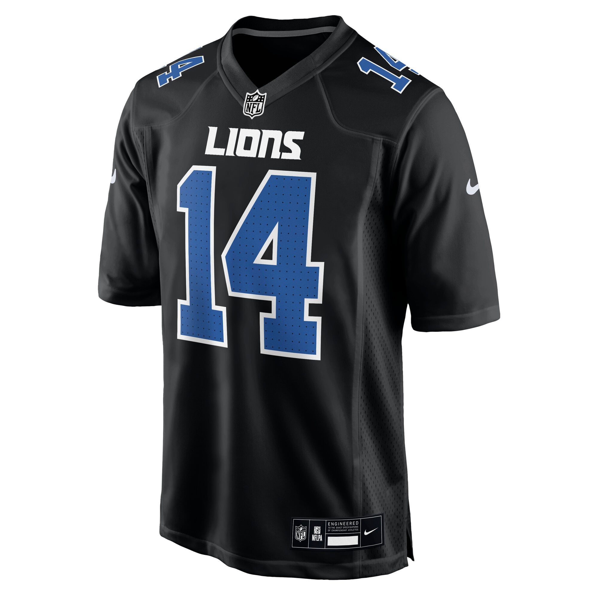 Amon-Ra St. Brown Detroit Lions Carbon Fashion Jersey - Carbon Black - Image 3