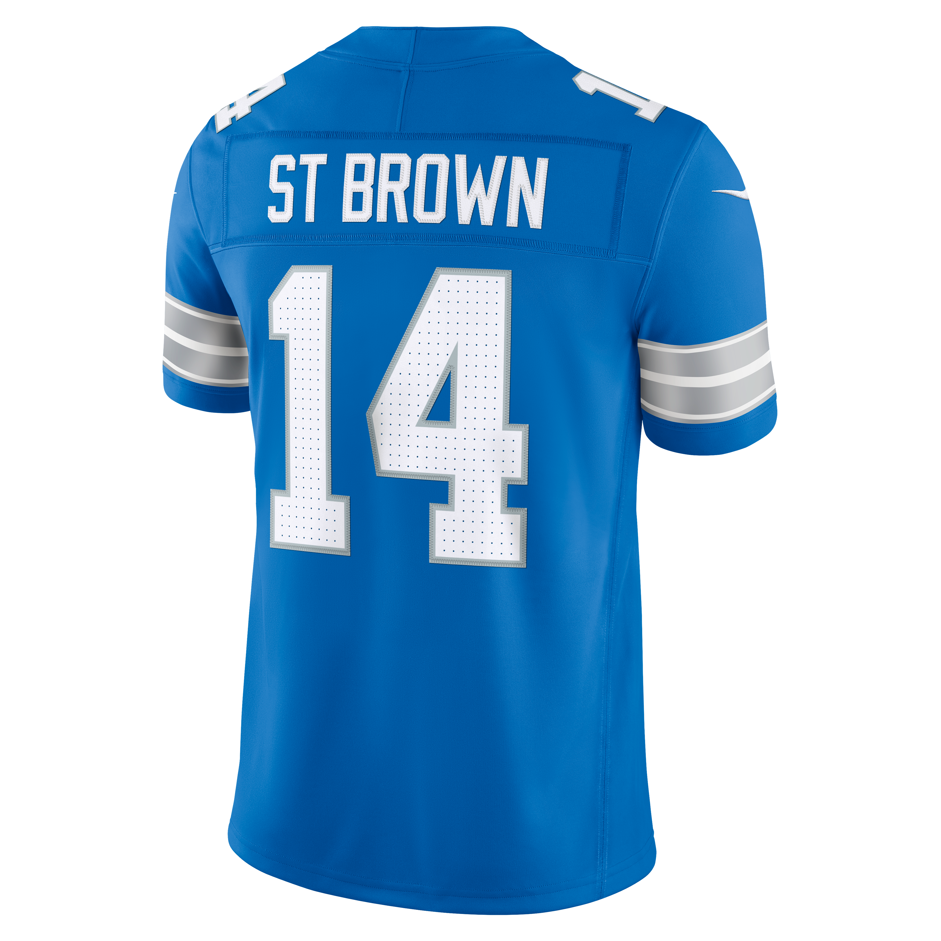 Amon-Ra St. Brown Detroit Lions Team Vapor F.U.S.E. Stitched Limited Jersey - Blue - Image 8