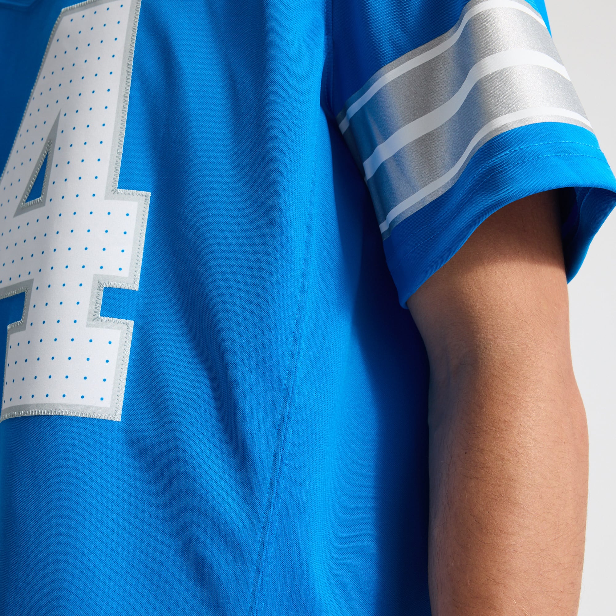 Amon-Ra St. Brown Detroit Lions Team Vapor F.U.S.E. Stitched Limited Jersey - Blue - Image 14