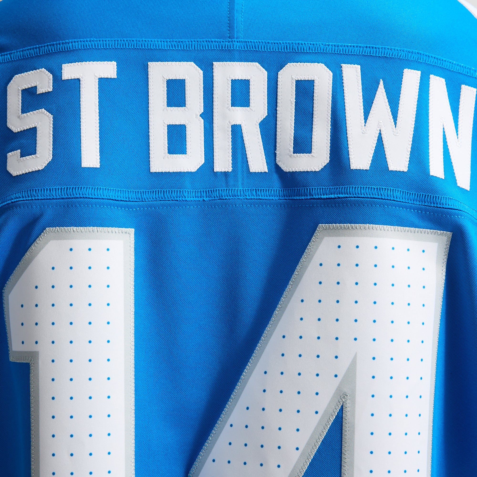 Amon-Ra St. Brown Detroit Lions Team Vapor F.U.S.E. Stitched Limited Jersey - Blue - Image 12
