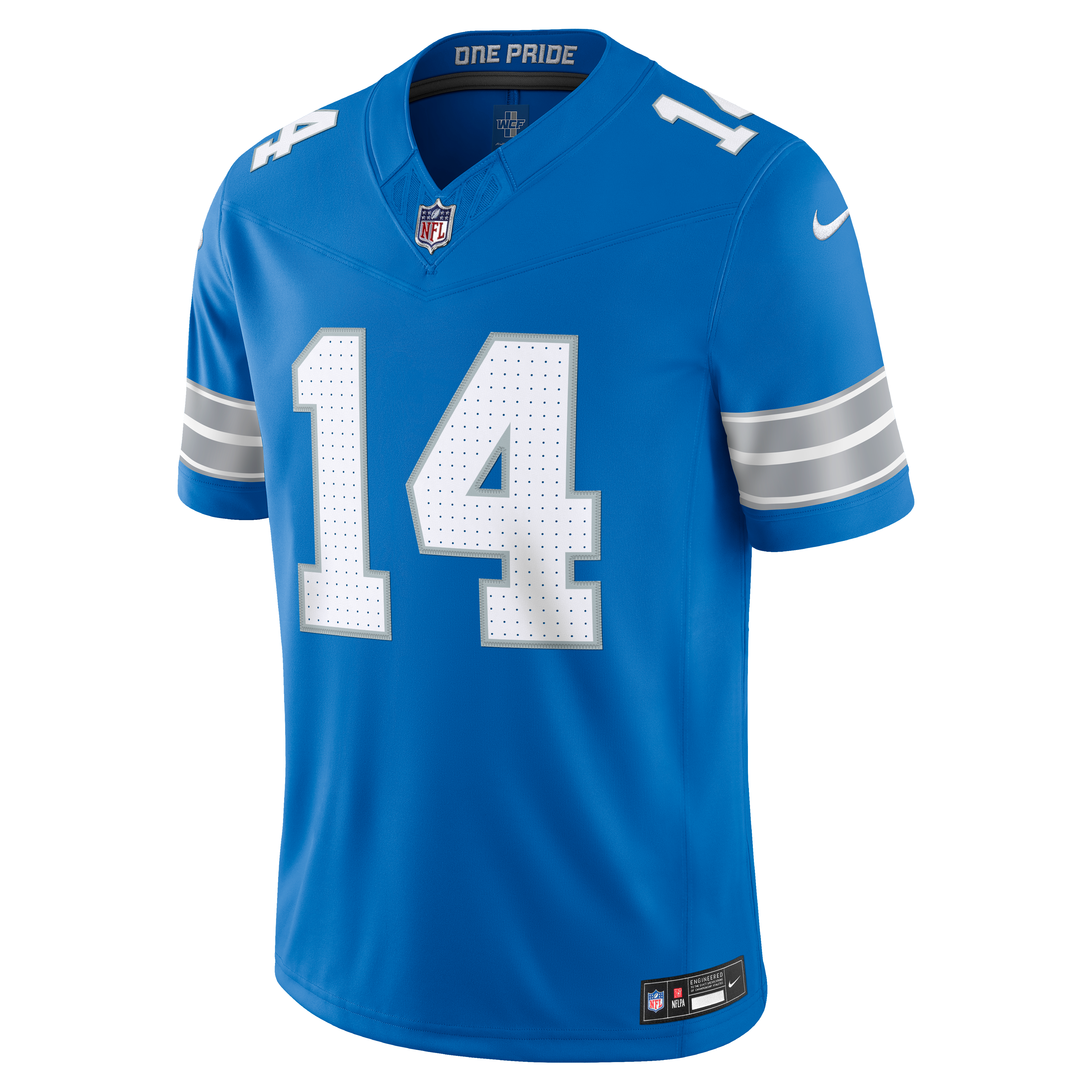 Amon-Ra St. Brown Detroit Lions Team Vapor F.U.S.E. Stitched Limited Jersey - Blue - Image 7