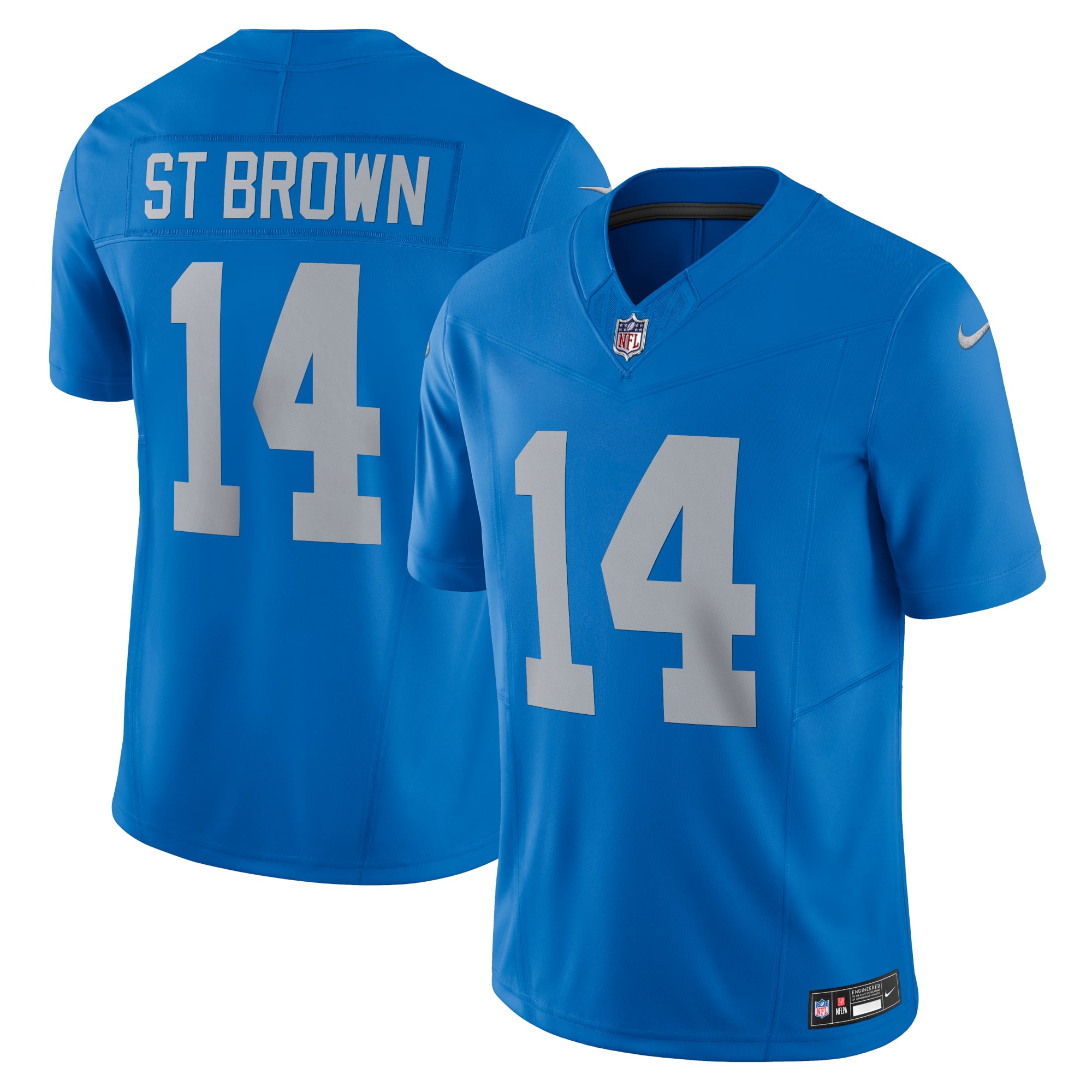 Amon-Ra St. Brown Detroit Lions Vapor F.U.S.E. Alternate Limited Jersey - Blue - Image 2