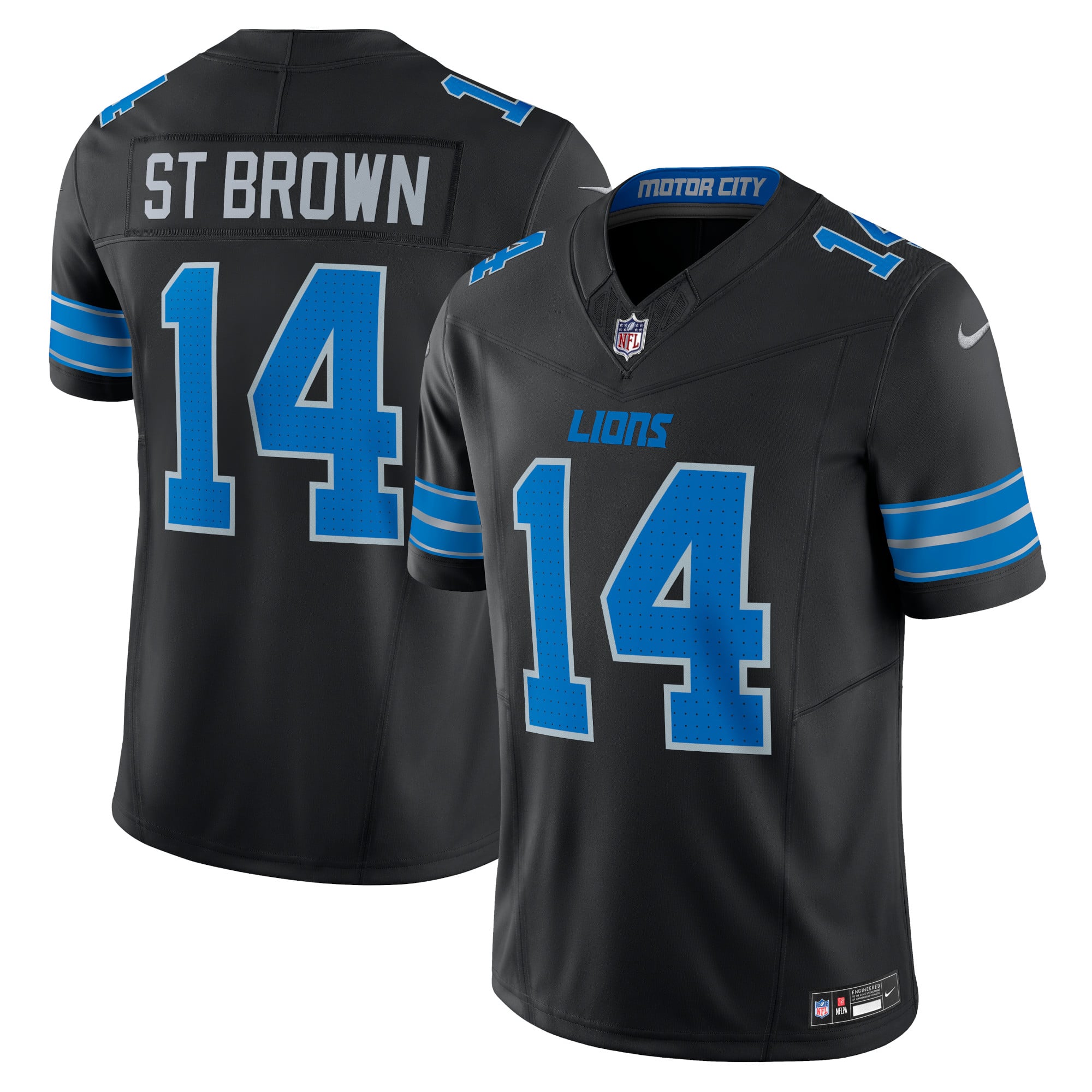 Amon-Ra St. Brown Detroit Lions Vapor F.U.S.E. Limited Jersey - Black
