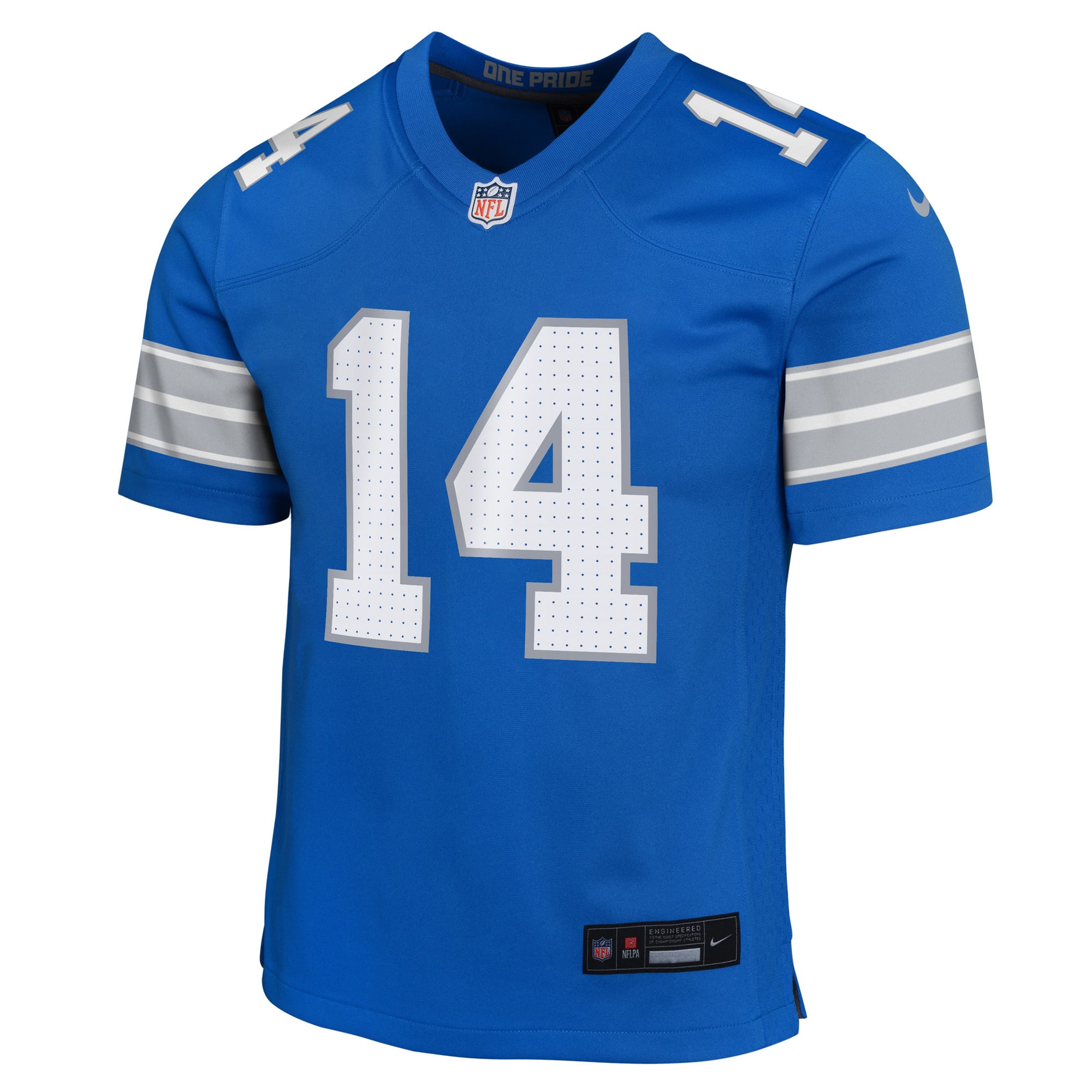 Amon-Ra St. Brown Detroit Lions Youth Game Jersey - Blue - Image 3