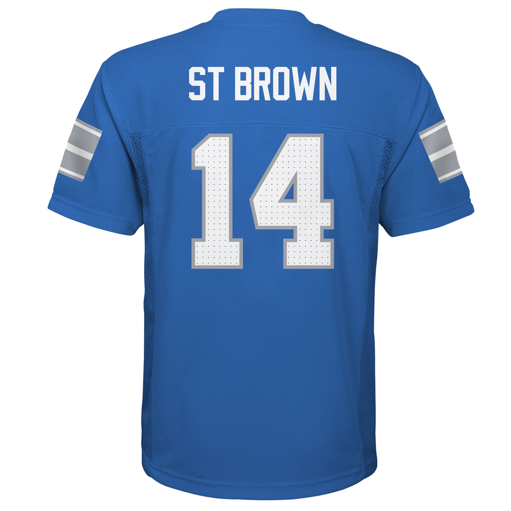 Amon-Ra St. Brown Detroit Lions Youth Jersey - Blue - Image 4