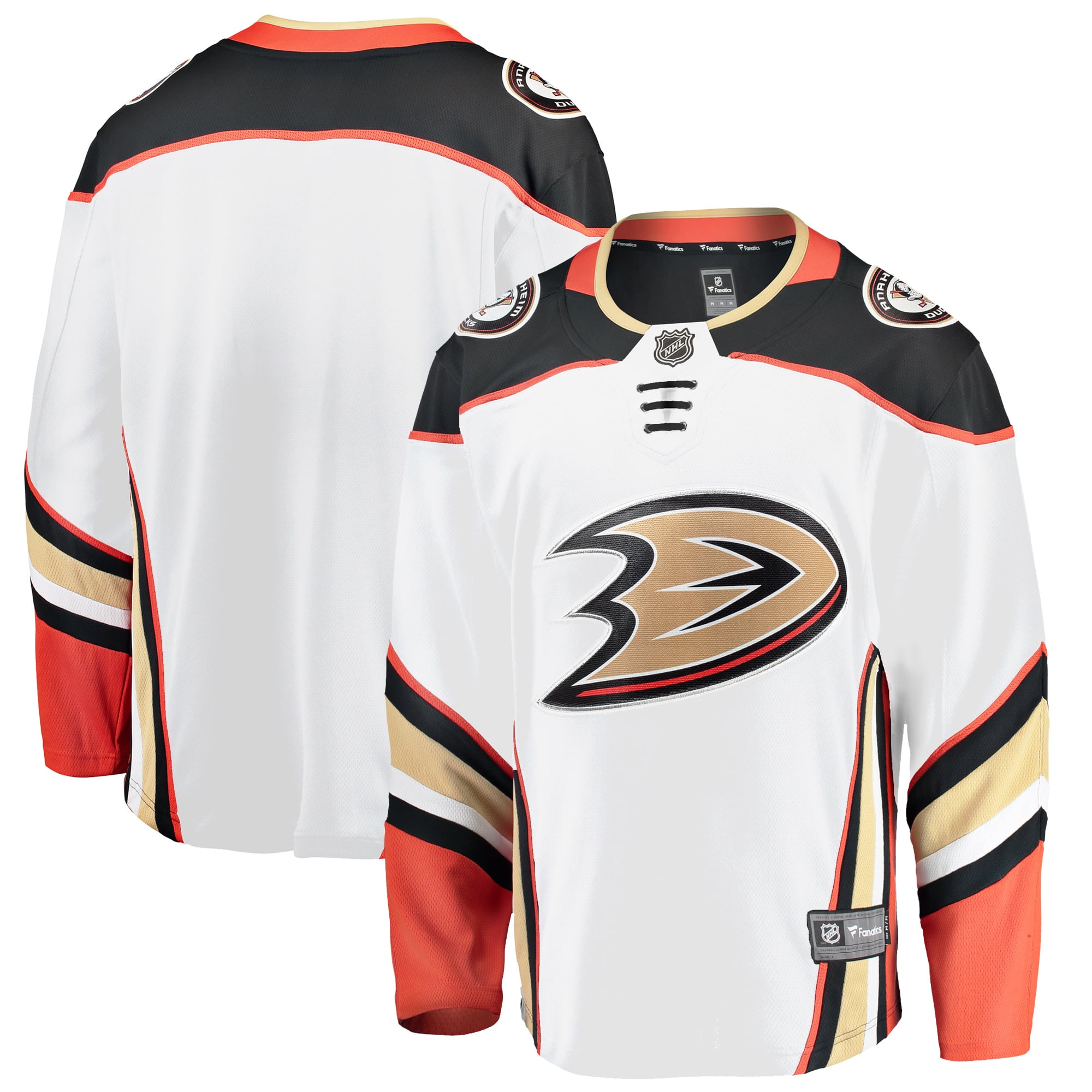 Anaheim Ducks Breakaway Away Jersey - White - Image 2