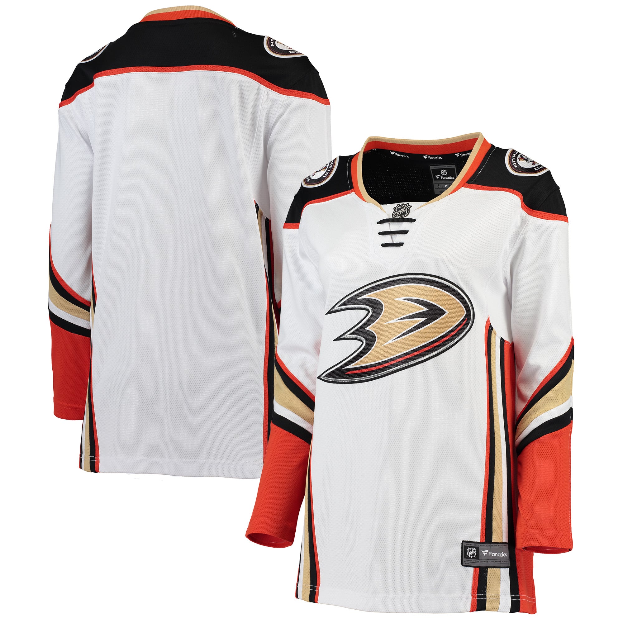 Anaheim Ducks Women's Away Breakaway Jersey - White