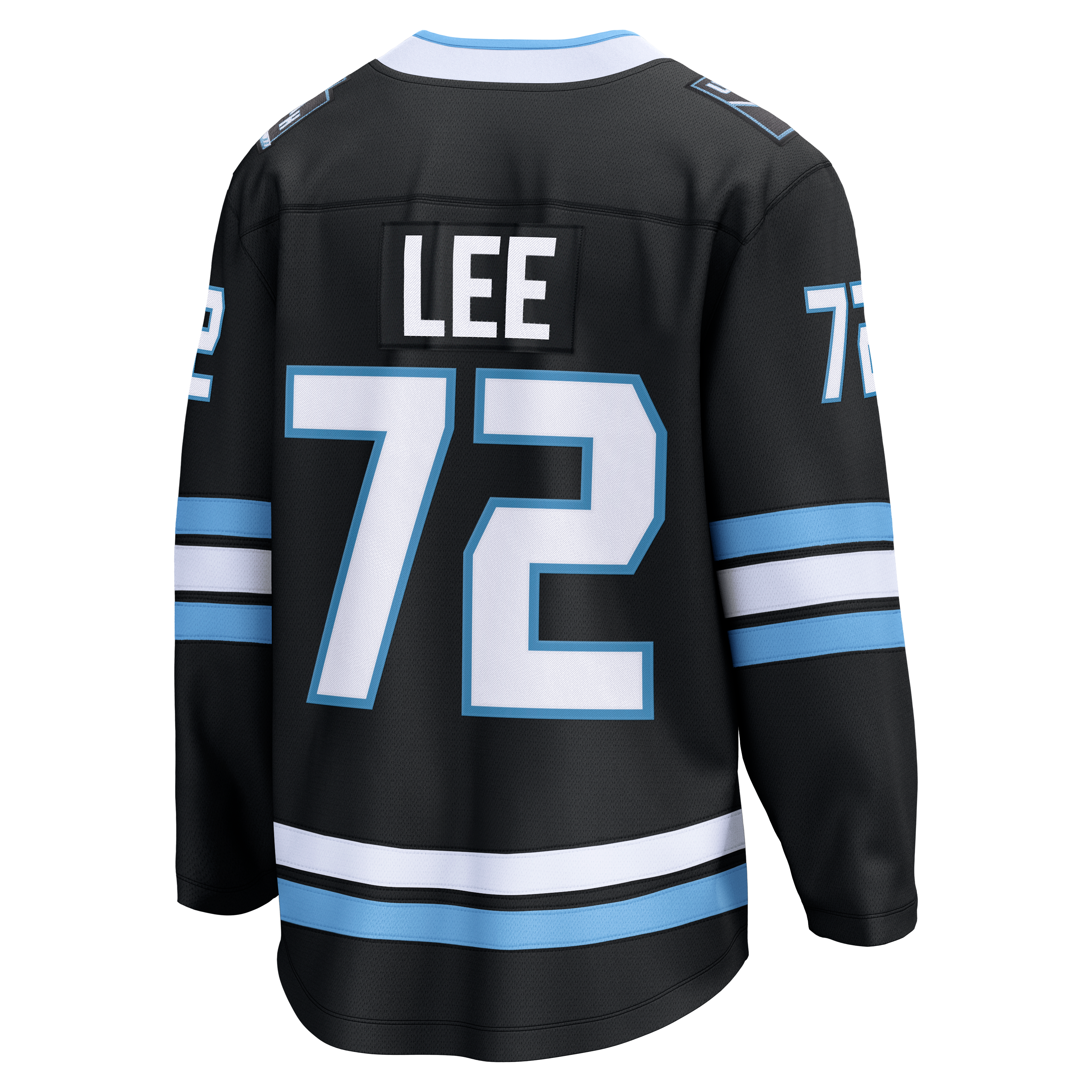 Anders Lee Utah Mammoth Home Breakaway Jersey - Black - Image 4