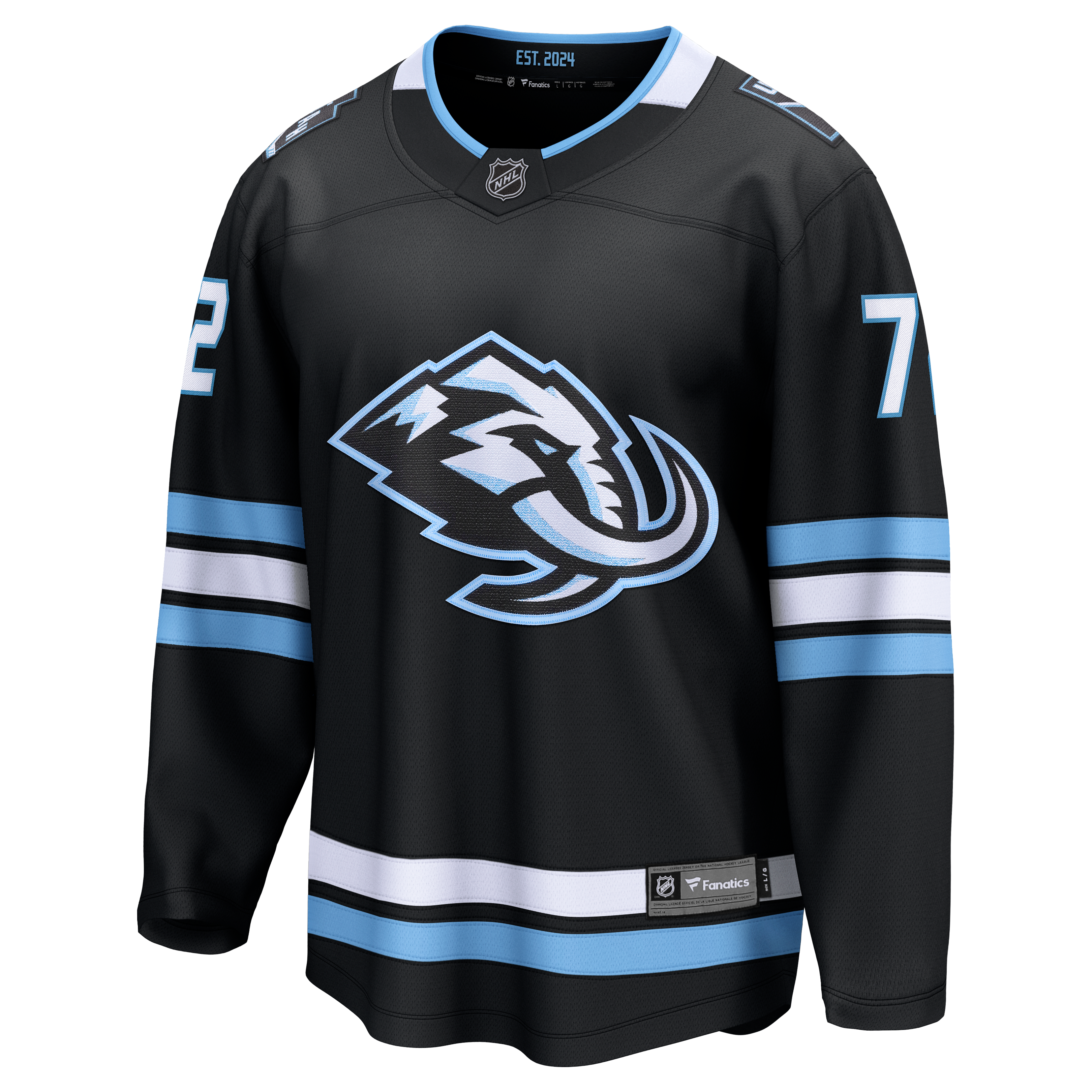 Anders Lee Utah Mammoth Home Breakaway Jersey - Black - Image 3
