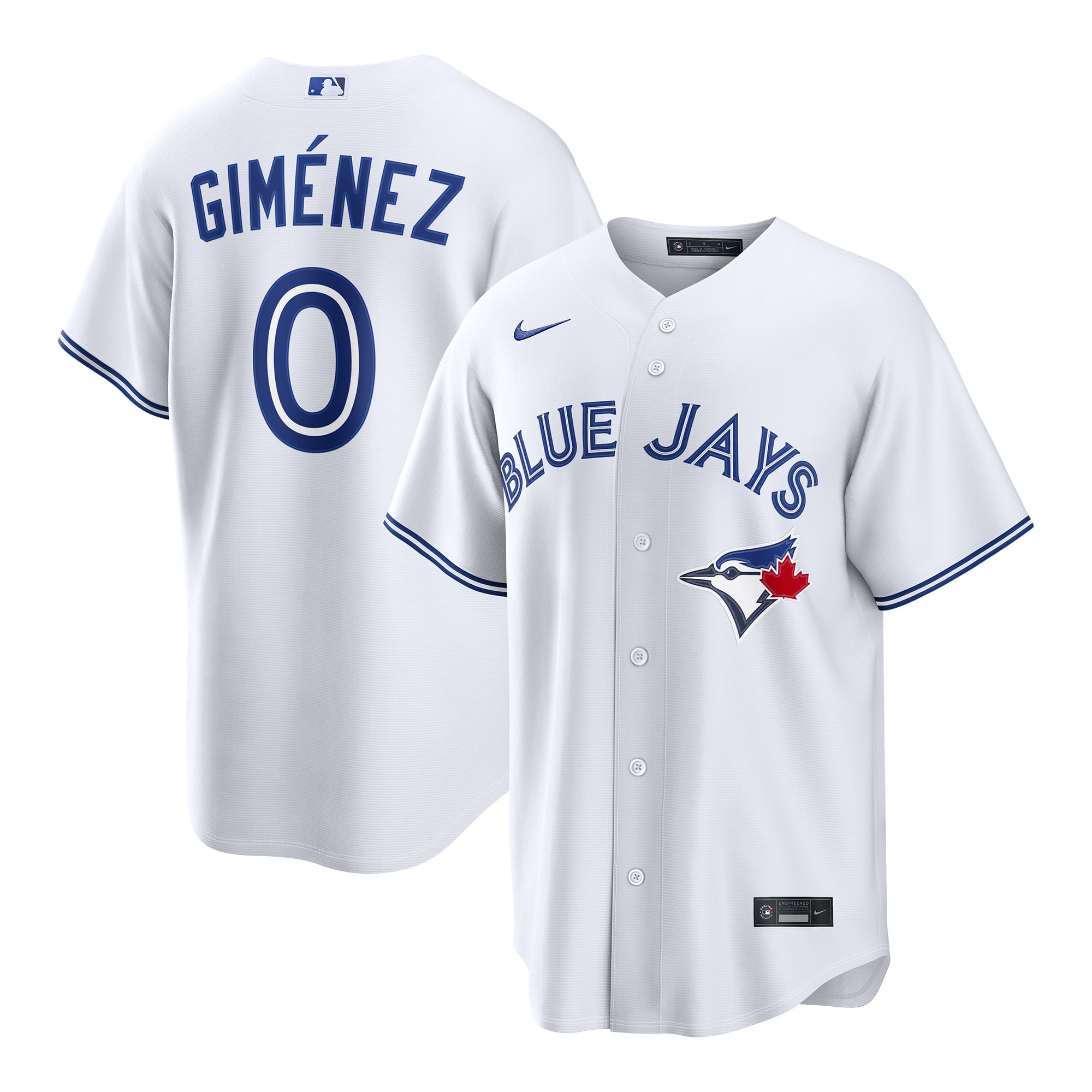 Andrés Giménez Toronto Blue Jays Home Jersey - White