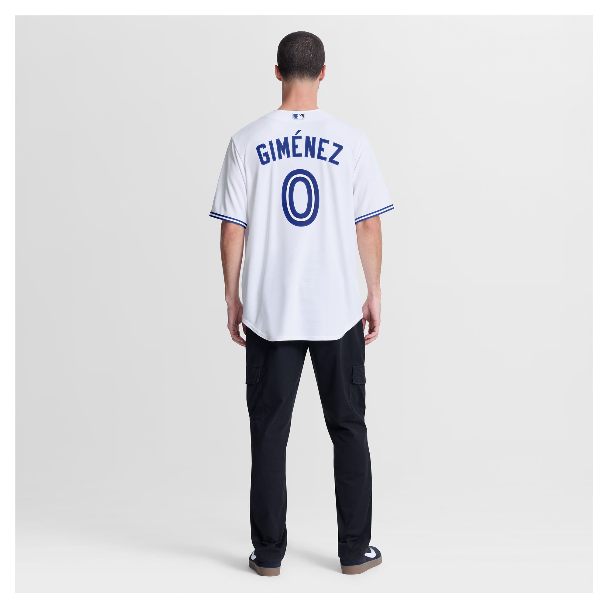 Andrés Giménez Toronto Blue Jays Home Jersey - White - Image 6
