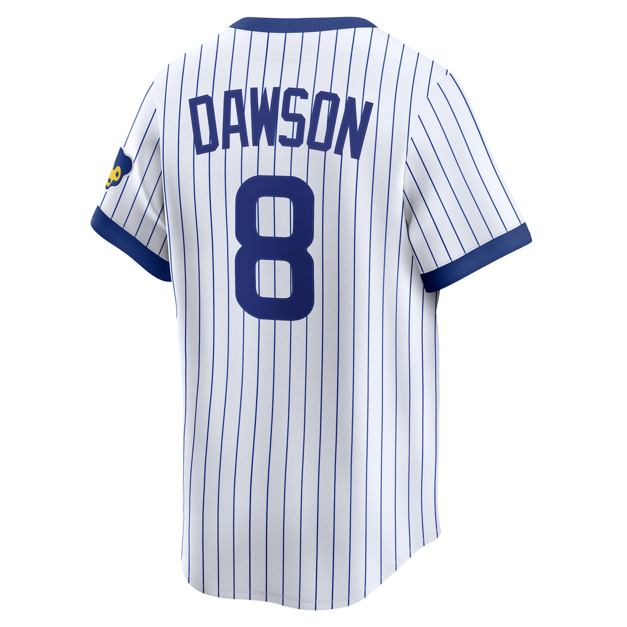 Andre Dawson Chicago Cubs Throwback Cooperstown Collection Limited Jersey - White - Image 4