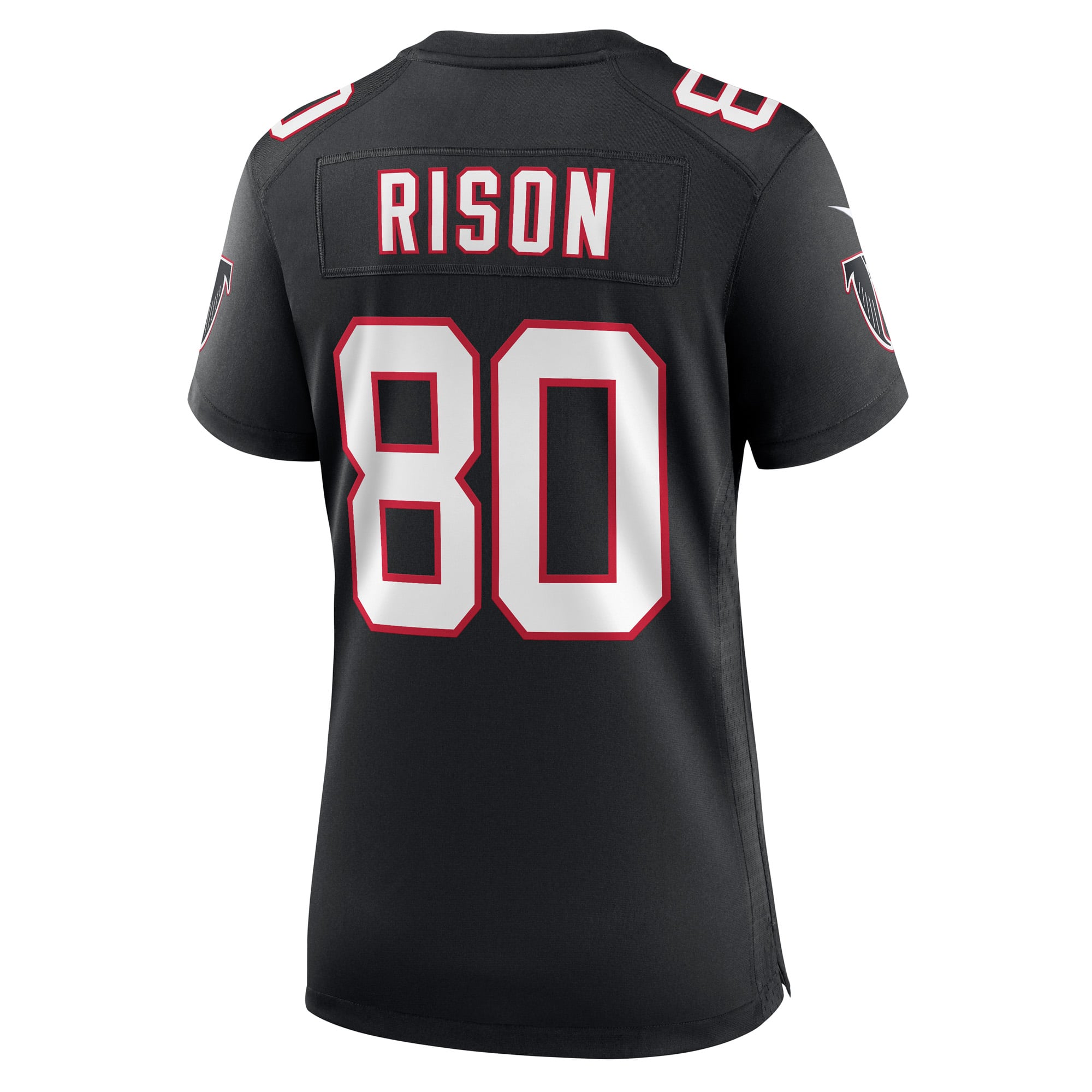 Andre Rison Atlanta Falcons Women's Retired Player Jersey - Black - Image 4