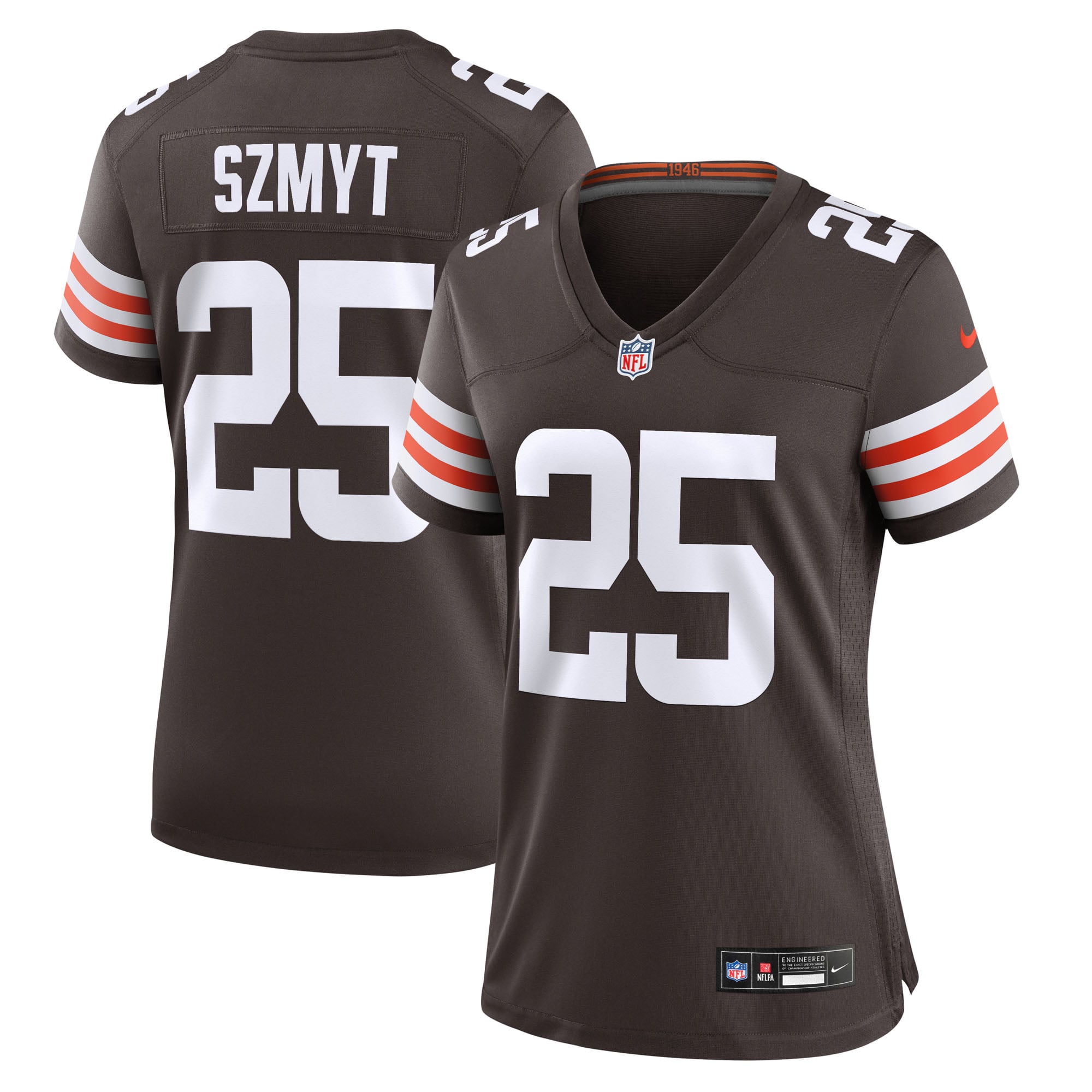 Andre Szmyt Cleveland Browns Women's Team Game Jersey - Brown - Image 2