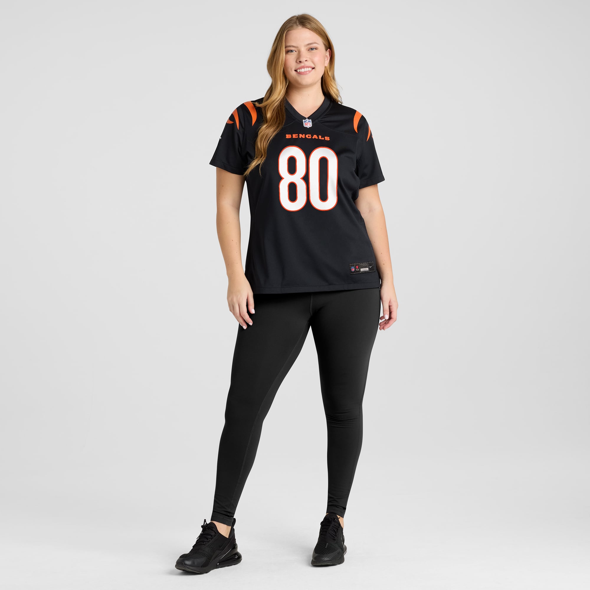 Andrei Iosivas Cincinnati Bengals Women's Team Game Jersey - Black - Image 7