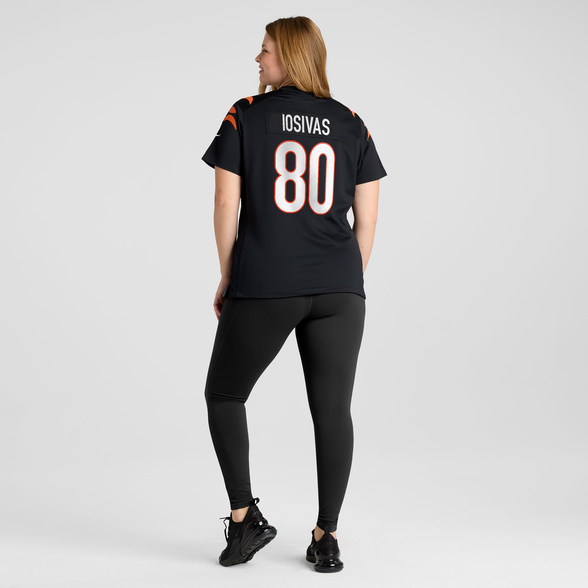 Andrei Iosivas Cincinnati Bengals Women's Team Game Jersey - Black - Image 8