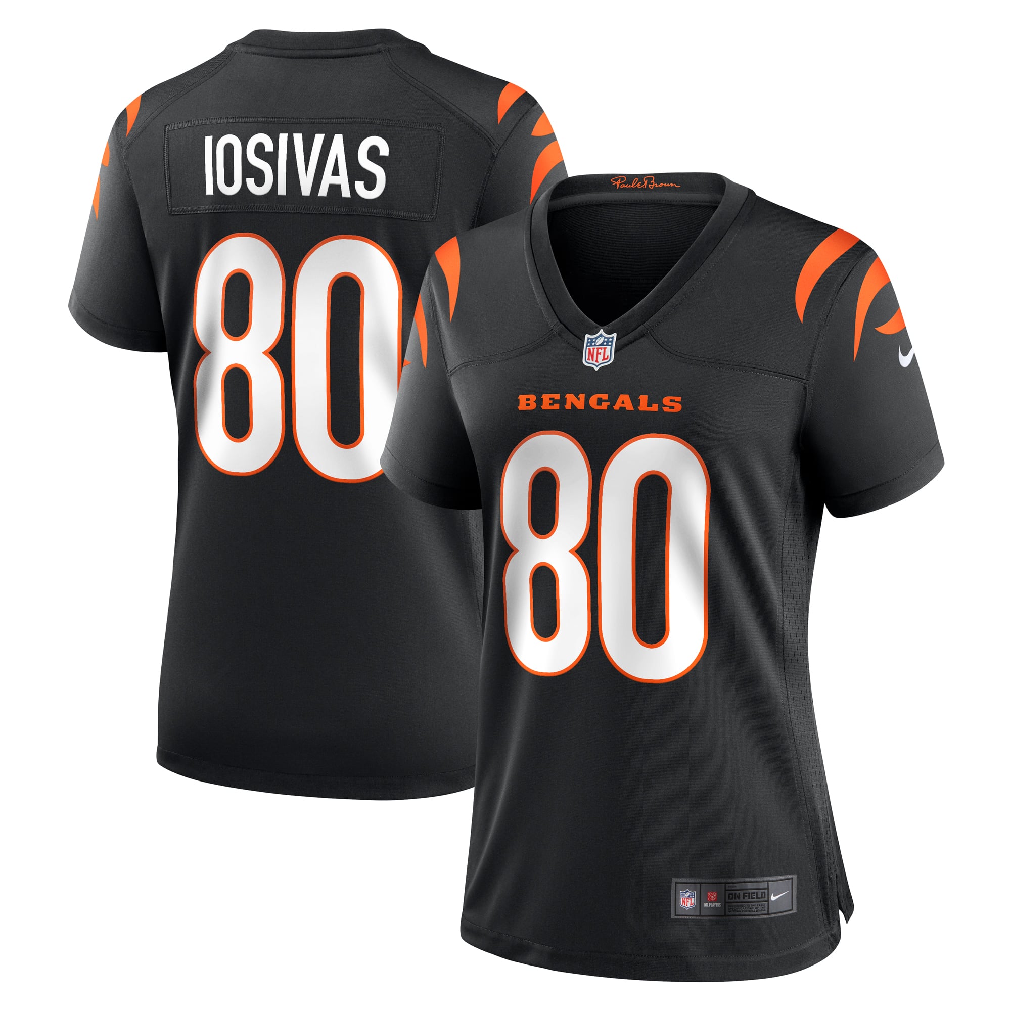 Andrei Iosivas Cincinnati Bengals Women's Team Game Jersey - Black - Image 2