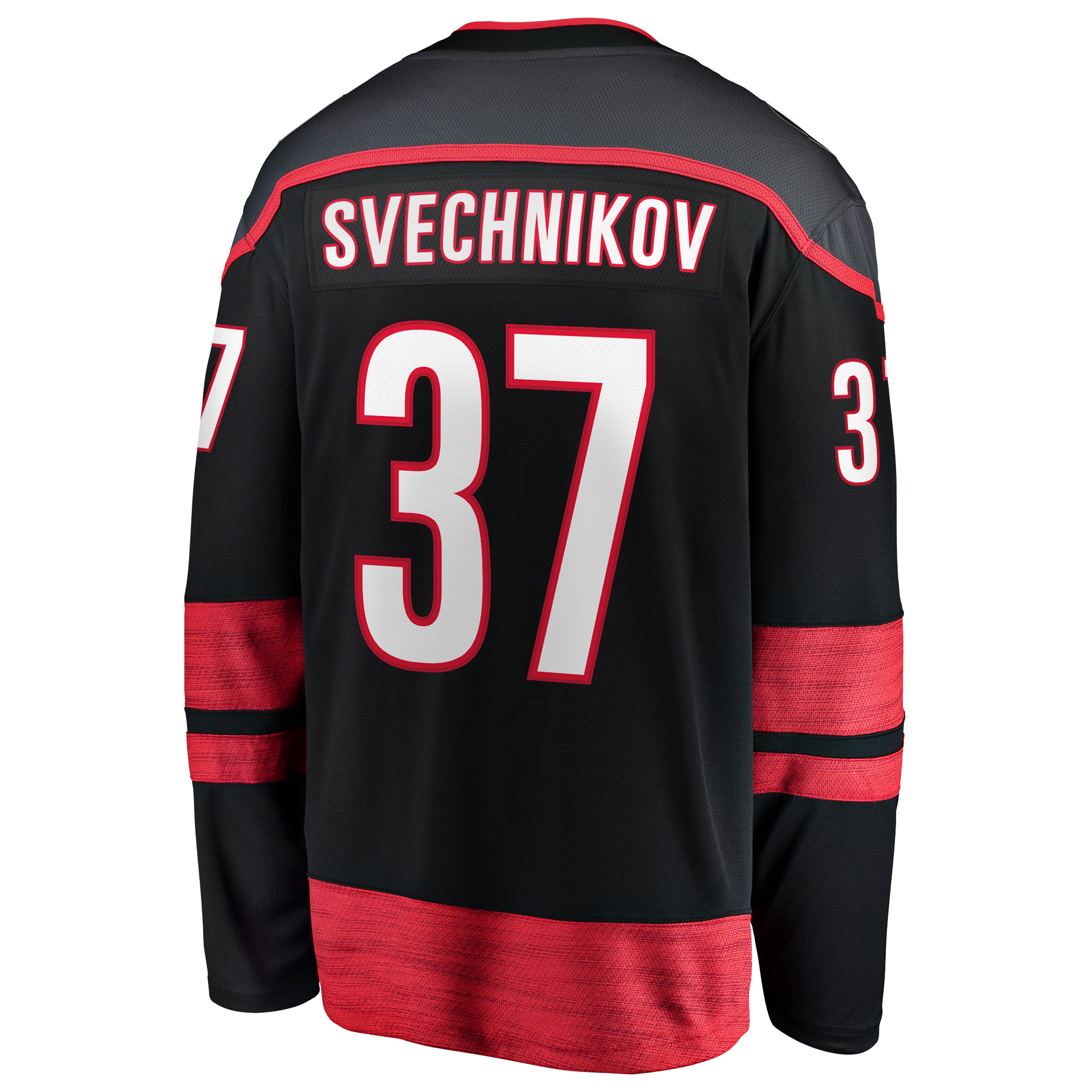 Andrei Svechnikov Carolina Hurricanes 2026 Stanley Cup Final Home Breakaway Jersey - Black - Image 4