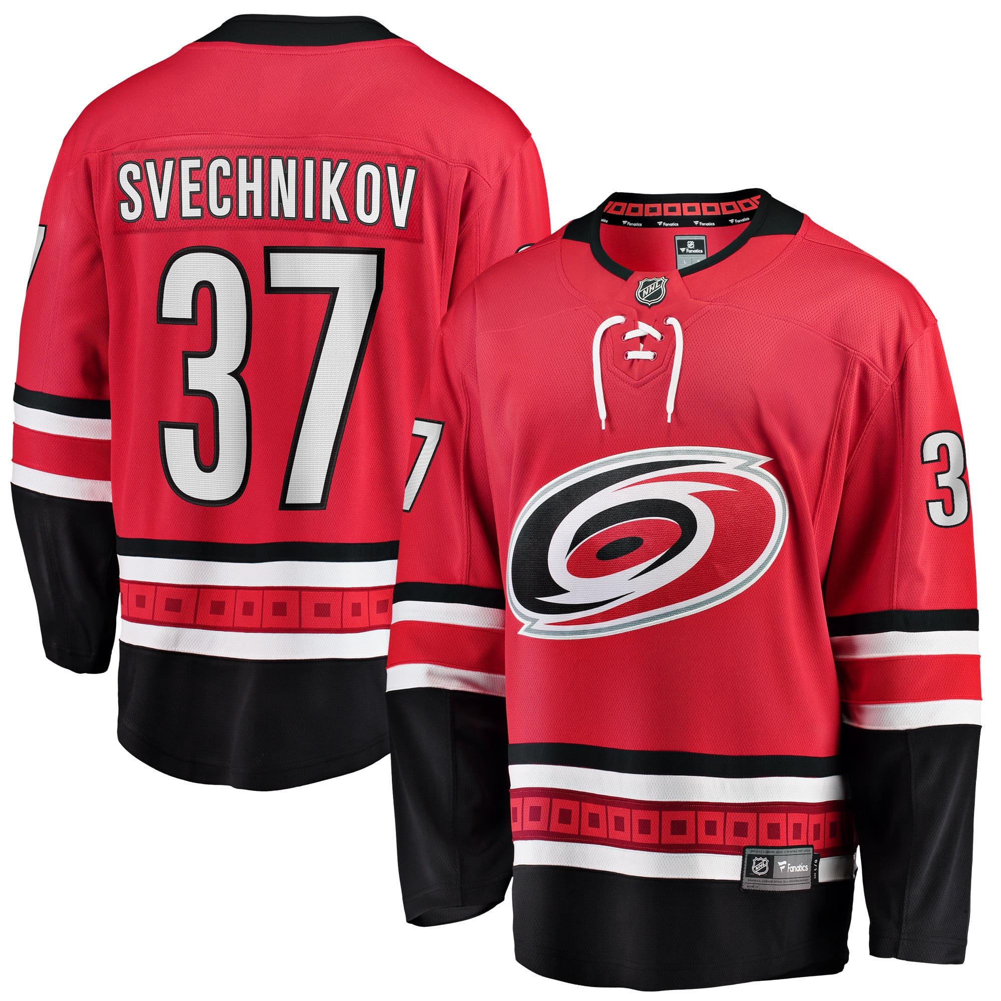 Andrei Svechnikov Carolina Hurricanes Alternate Breakaway Player Jersey - Red - Image 2