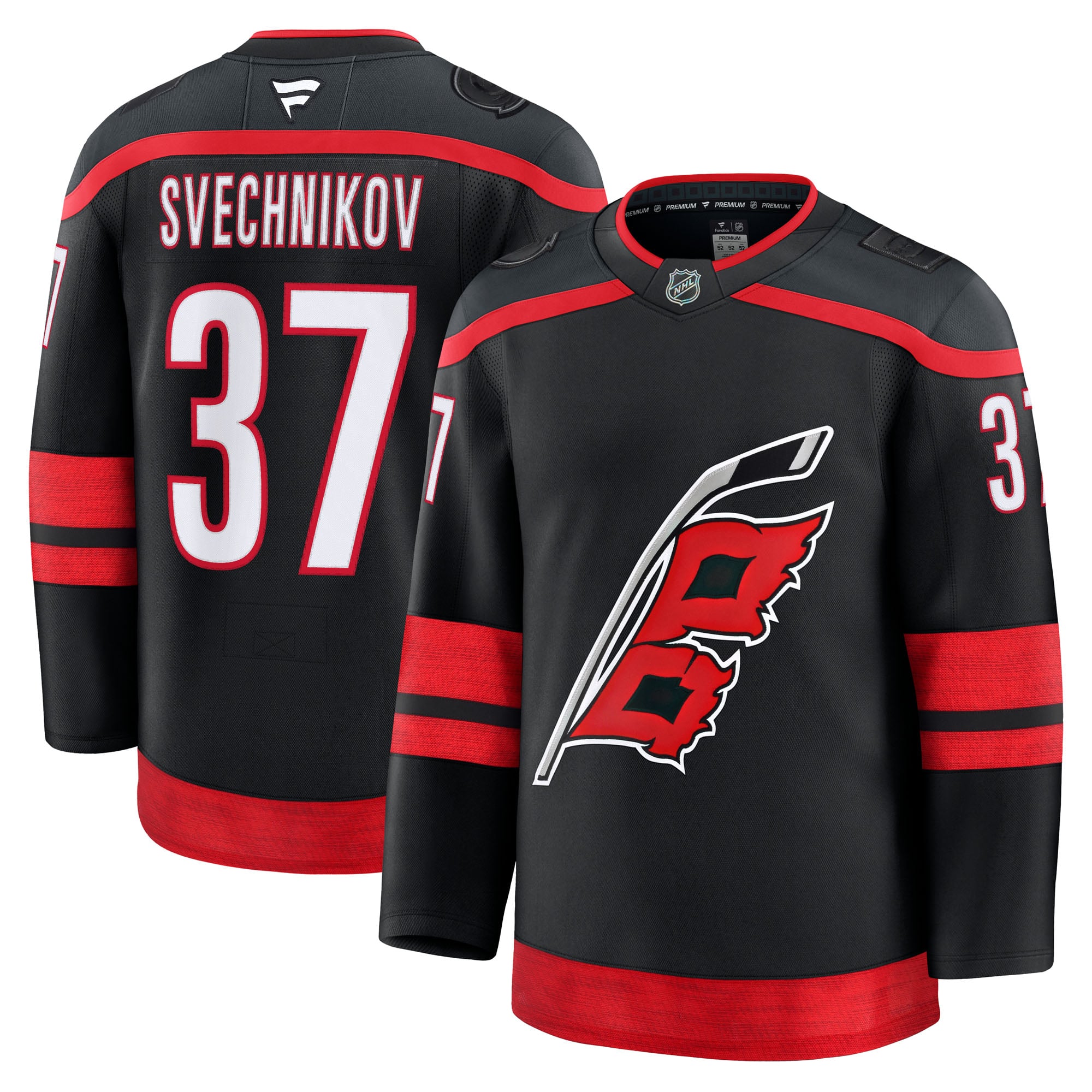 Andrei Svechnikov Carolina Hurricanes Home Premium Jersey - Black