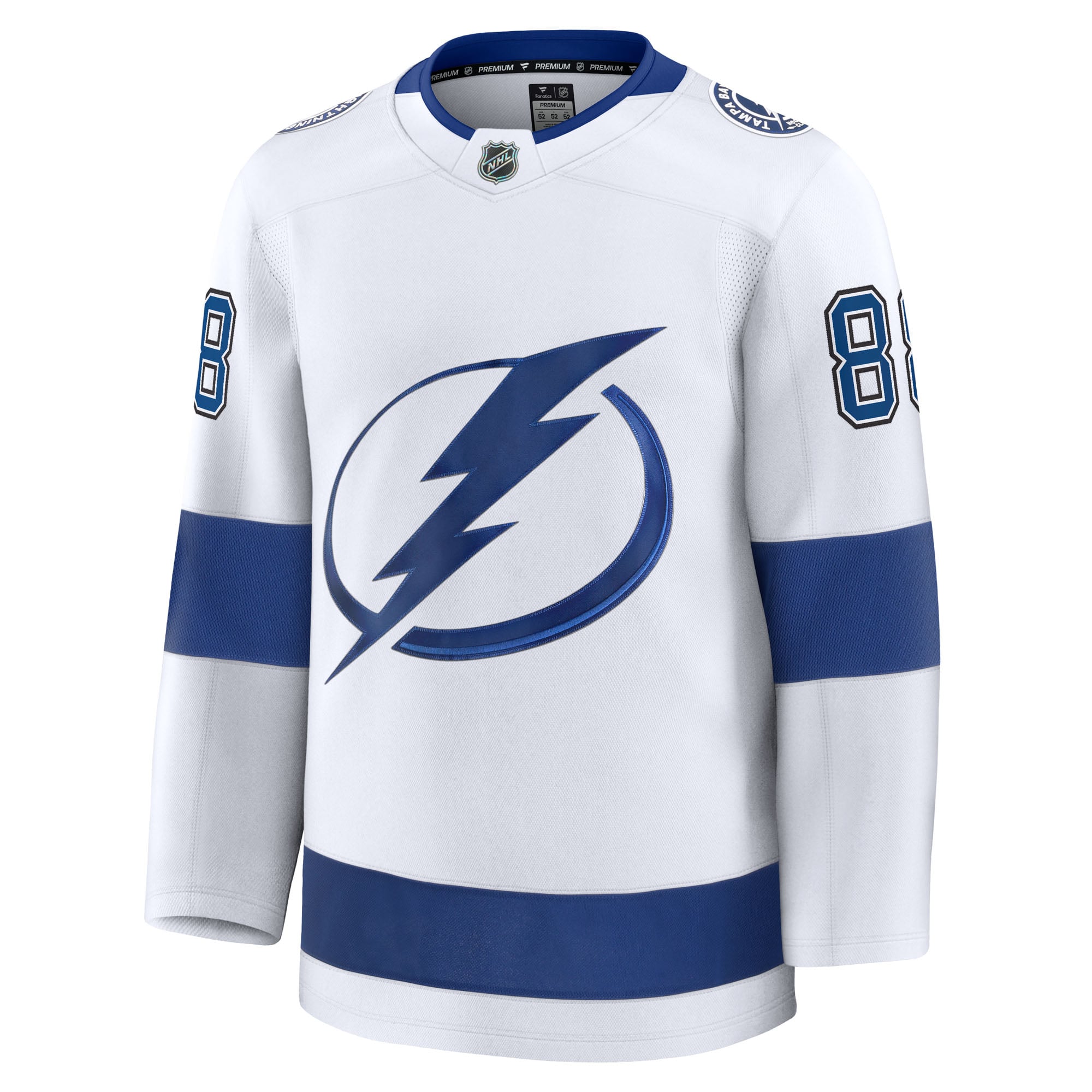Andrei Vasilevskiy Tampa Bay Lightning Home Premium Jersey - White - Image 3