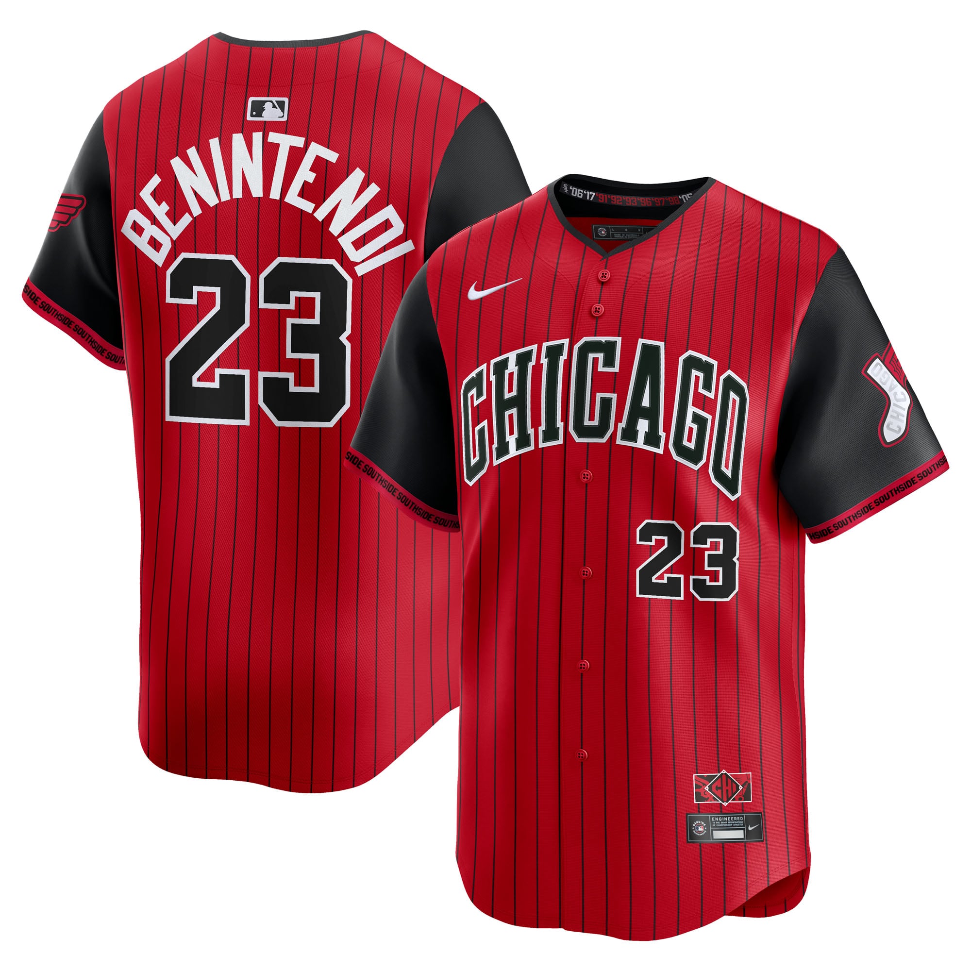 Andrew Benintendi Chicago White Sox 2025 City Connect Limited Player Jersey - Red/Black - Image 2