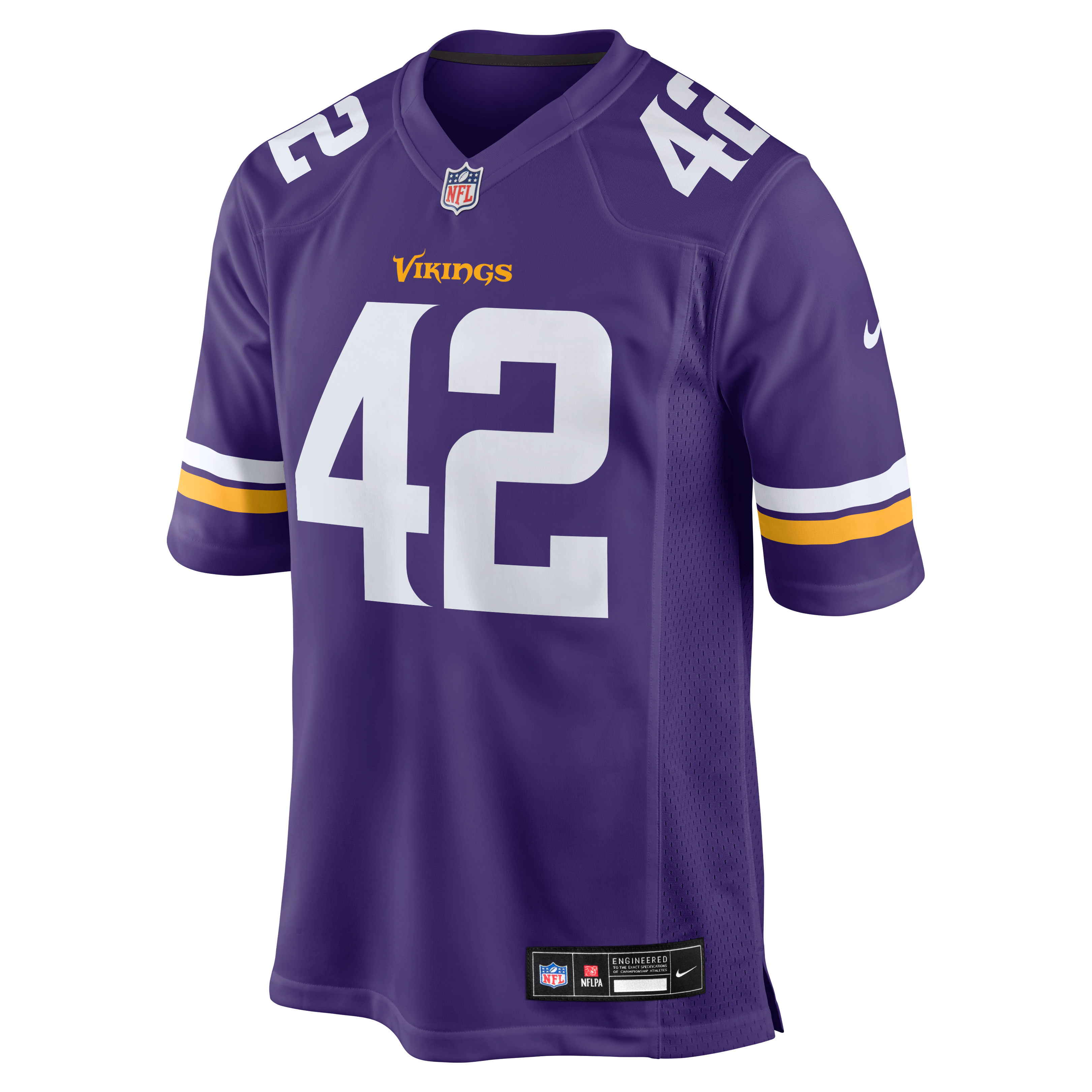 Andrew DePaola Minnesota Vikings Game Jersey - Purple - Image 3