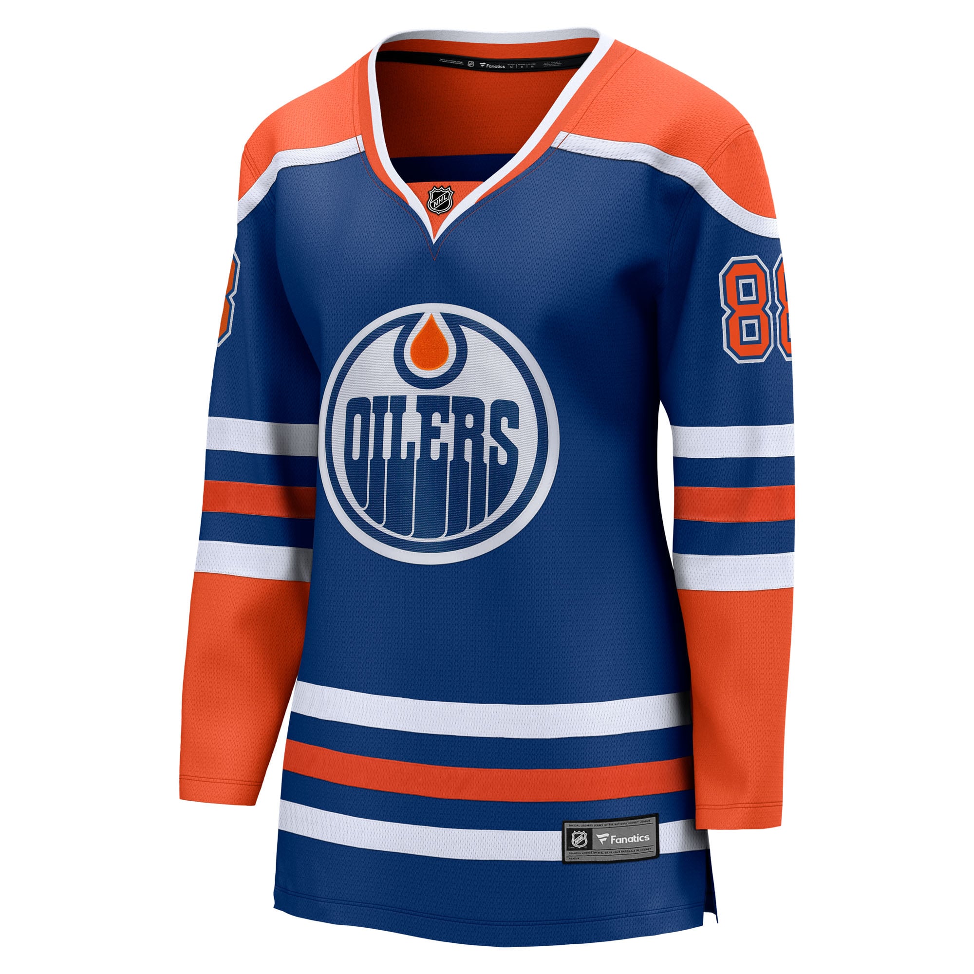 Andrew Mangiapane Edmonton Oilers Women's Home Breakaway Jersey - Royal - Image 3