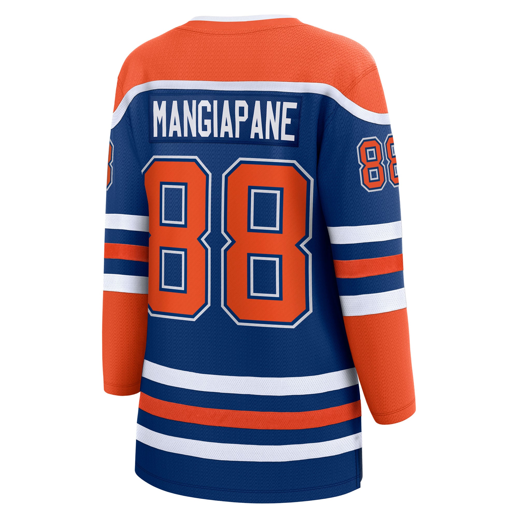 Andrew Mangiapane Edmonton Oilers Women's Home Breakaway Jersey - Royal - Image 4