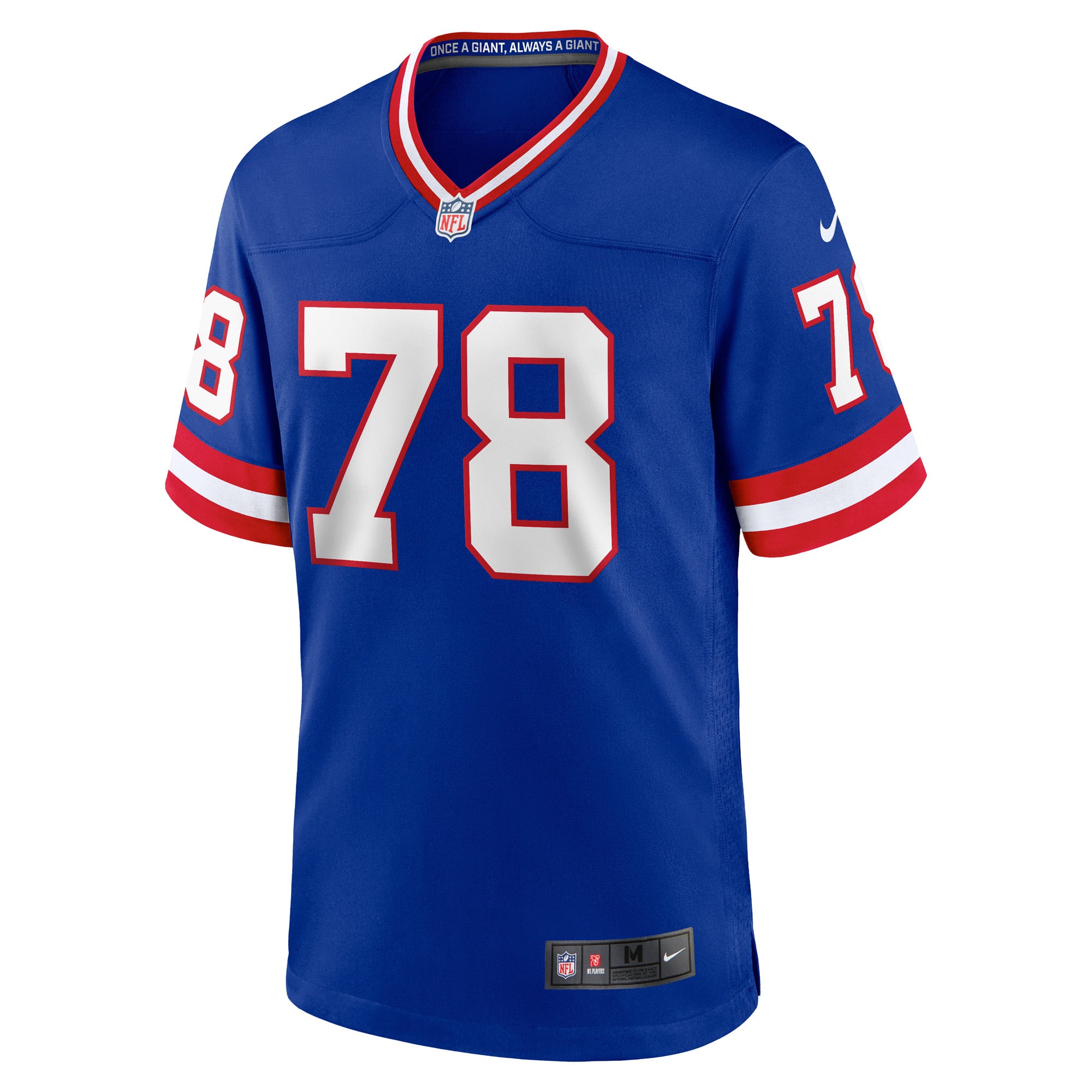 Andrew Thomas New York Giants Alternate Game Jersey - Royal - Image 3