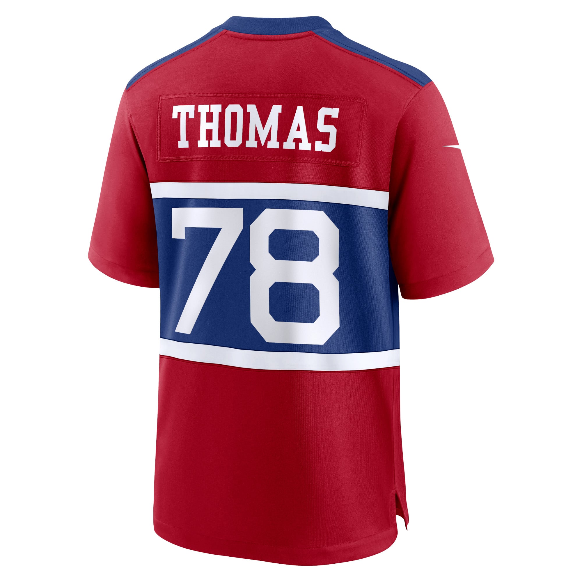 Andrew Thomas New York Giants Alternate Player Game Jersey - Century Red - Image 4