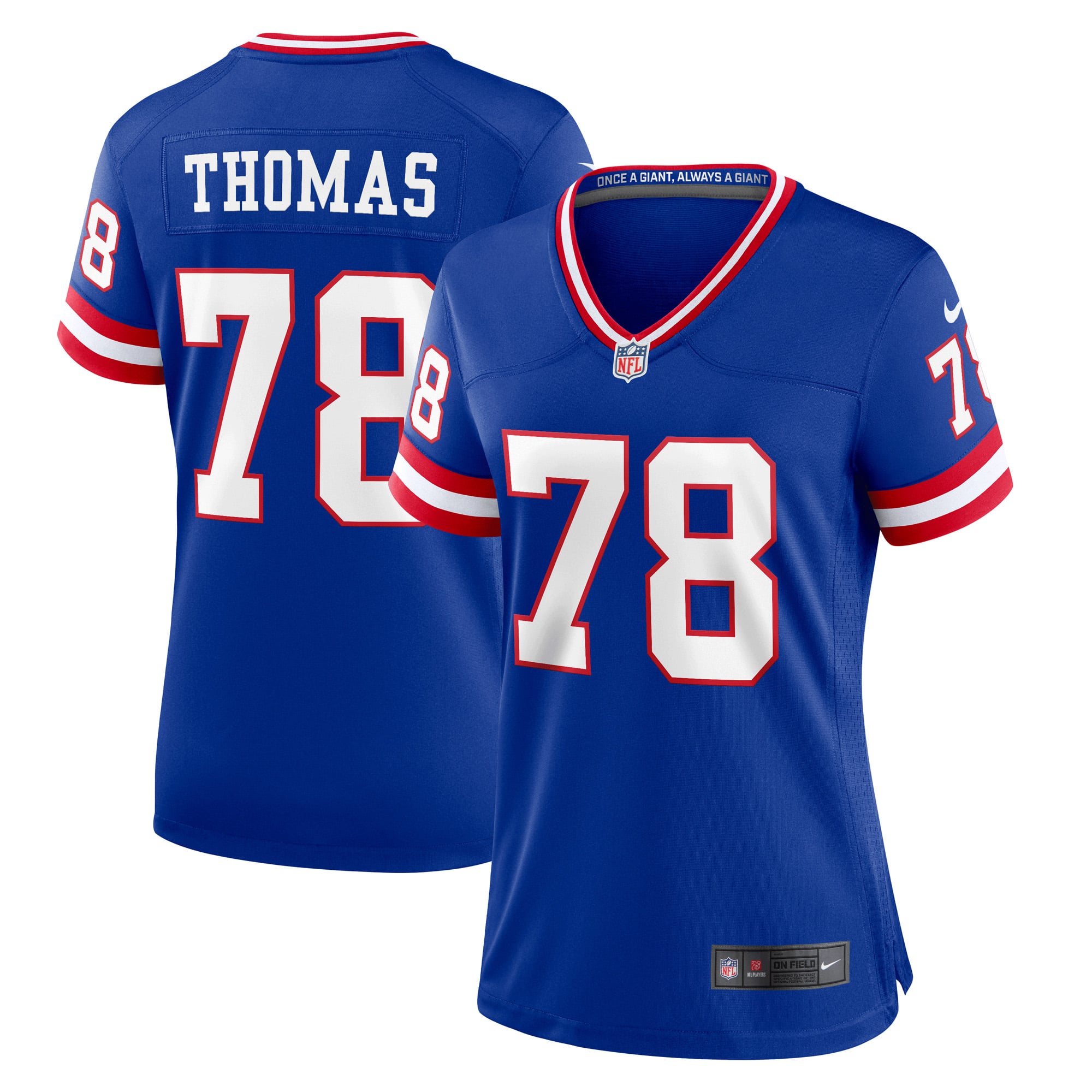 Andrew Thomas New York Giants Women's Alternate Game Jersey - Century Red - Image 2