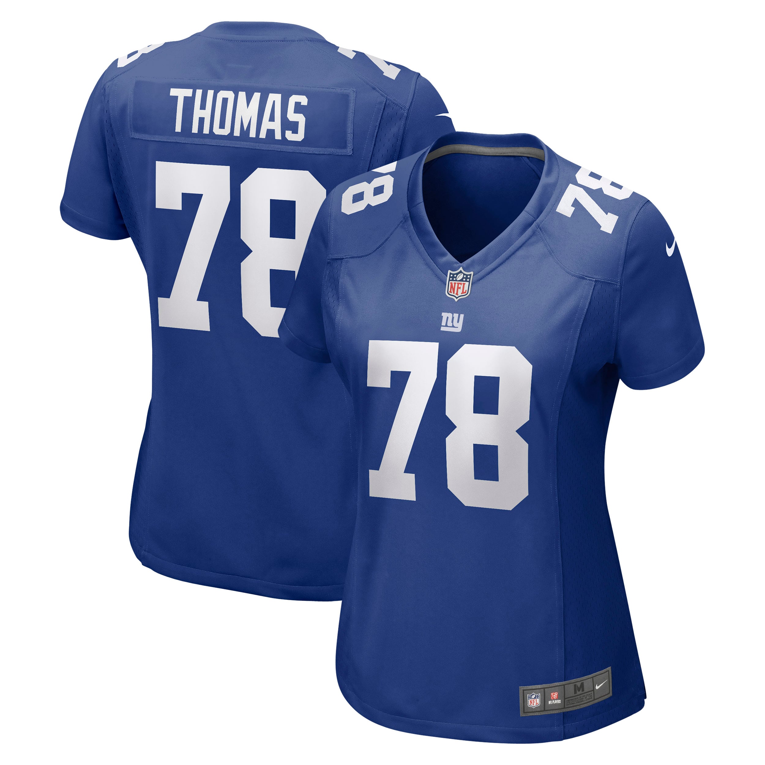 Andrew Thomas New York Giants Women's Game Jersey - Royal - Image 2