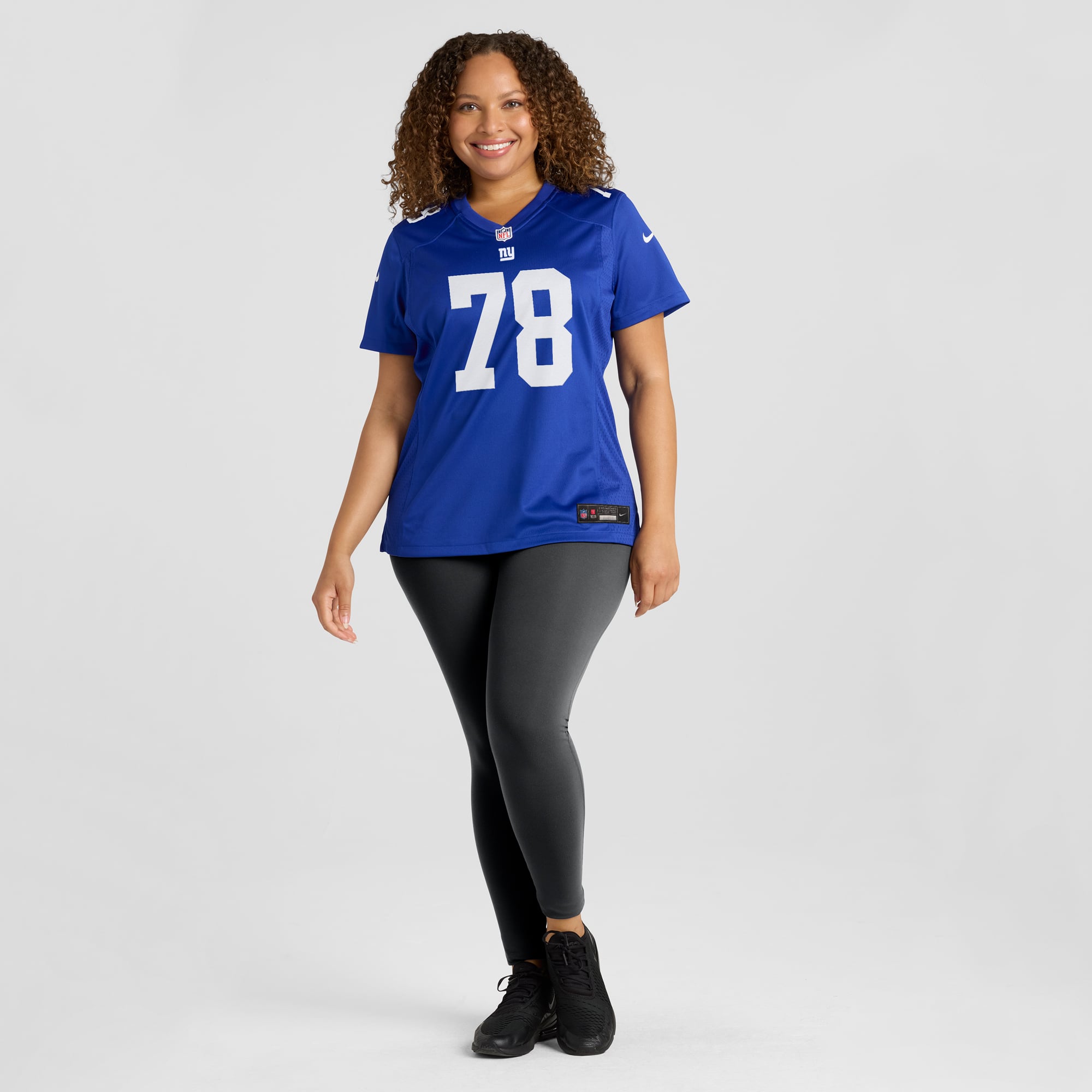 Andrew Thomas New York Giants Women's Game Jersey - Royal - Image 7