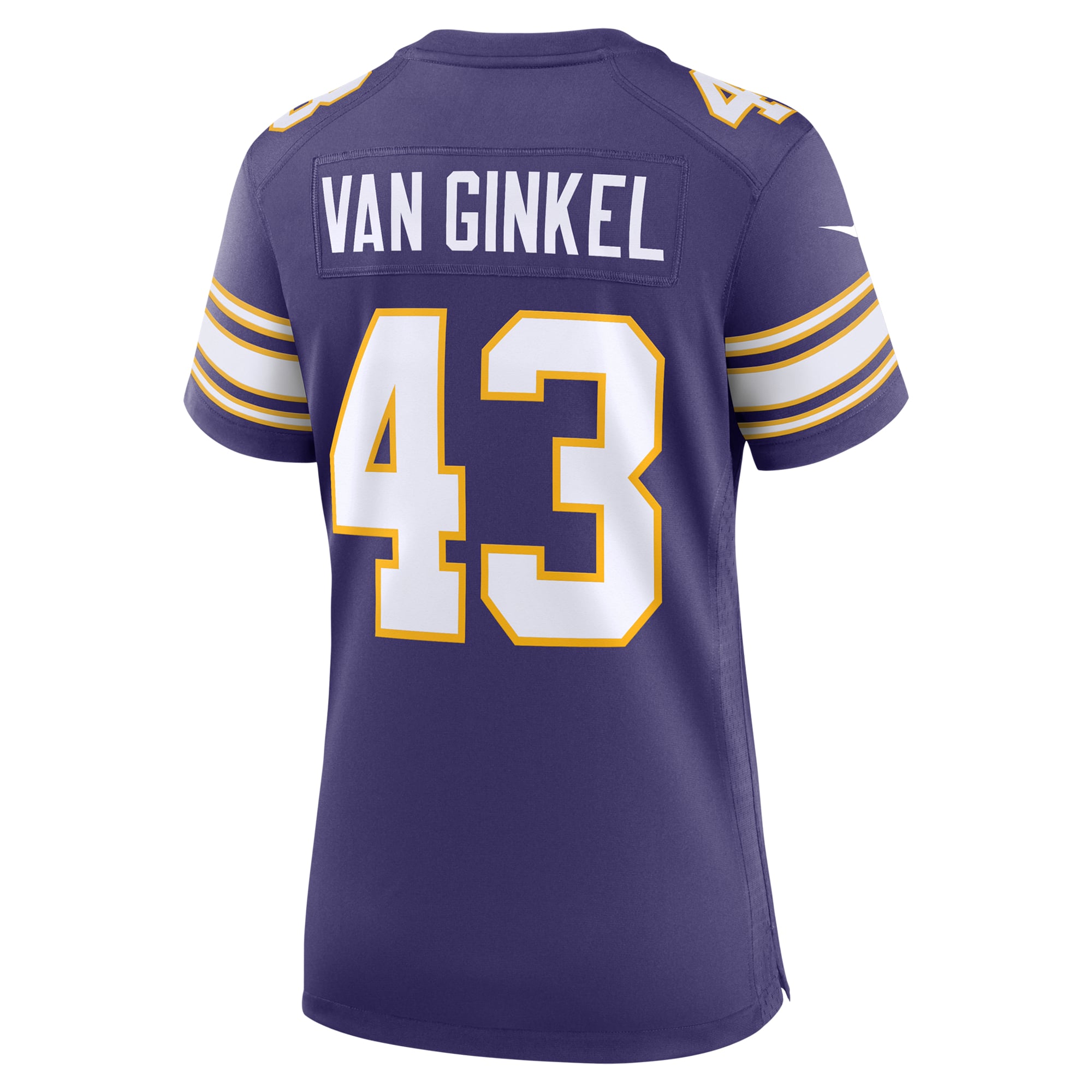 Andrew Van Ginkel Minnesota Vikings Women's Alternate Game Jersey - Purple - Image 4